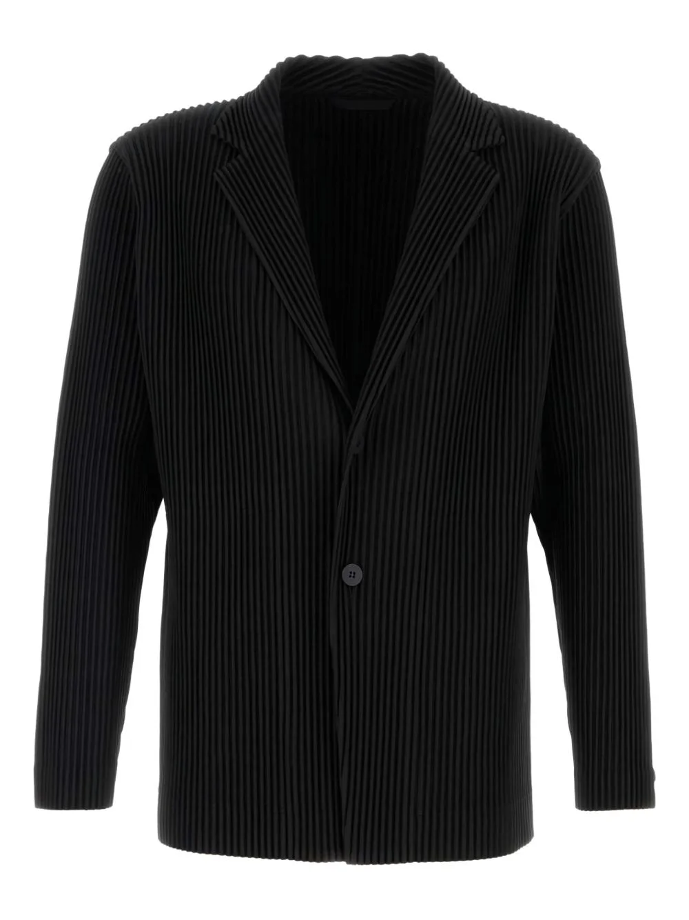 Homme Plisse' Issey Miyake Men Pleated Single-Breasted Jacket - 1