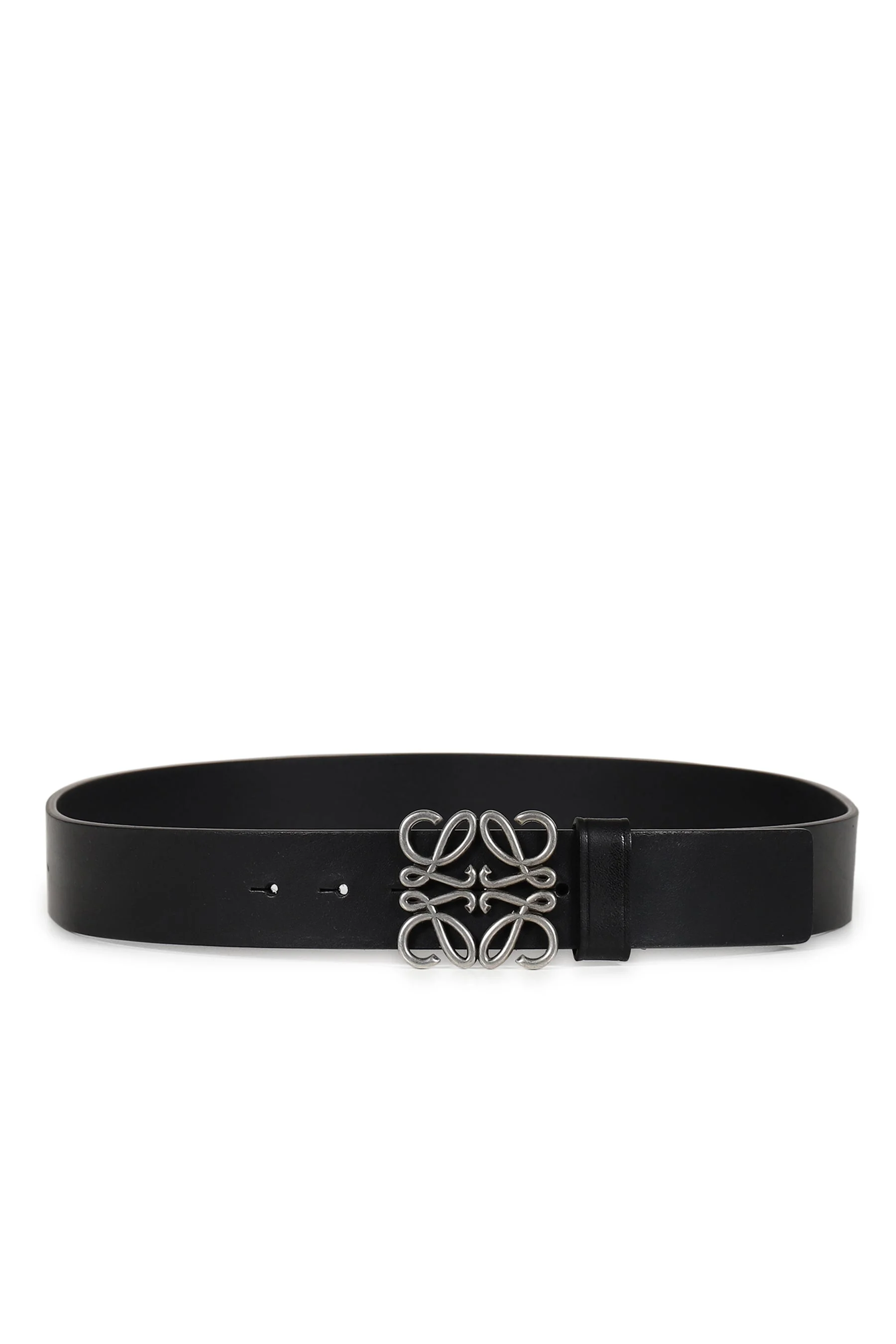 ANAGRAM CHUNKY 4CM BELT / BLK - 1