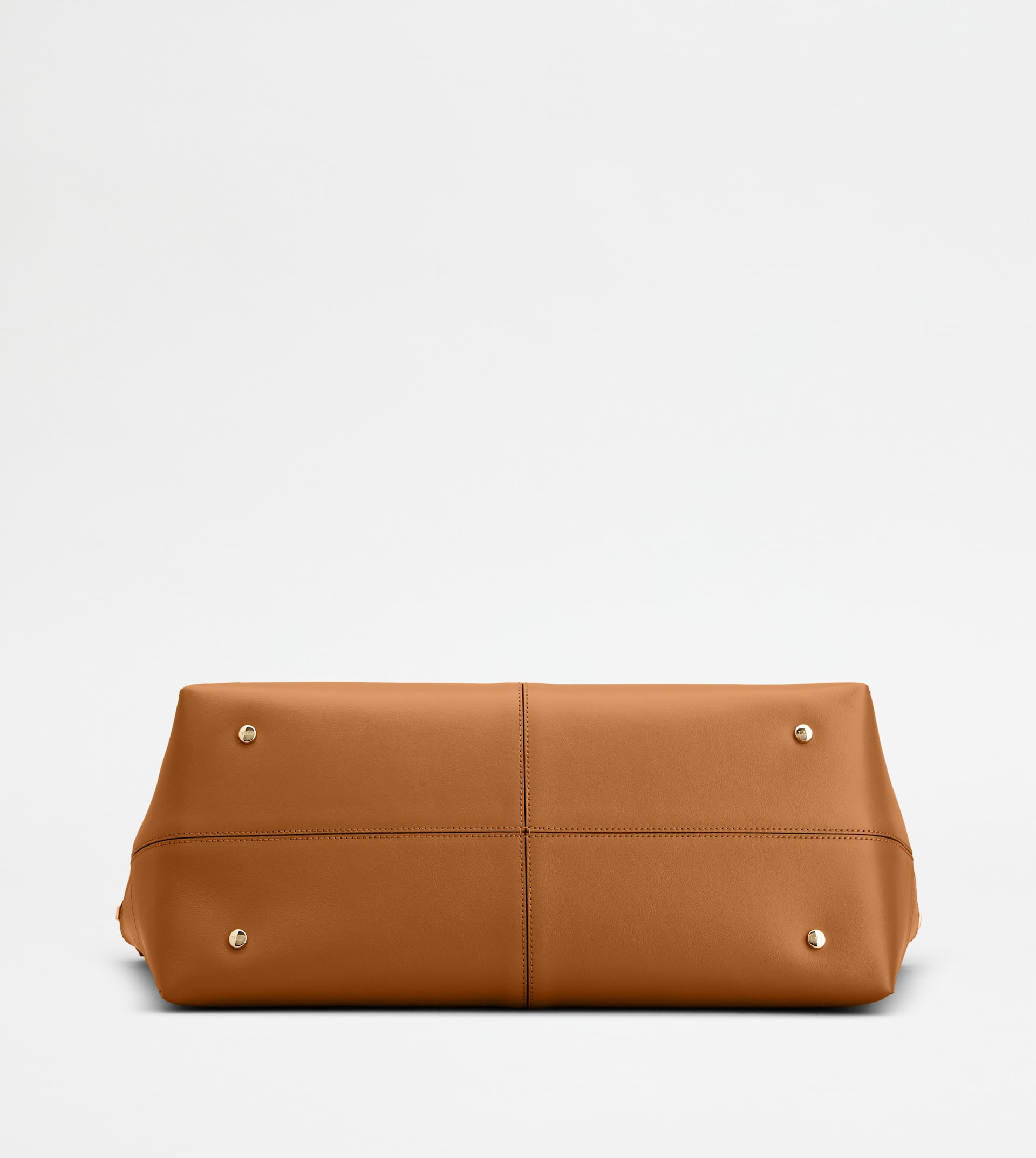 TOD'S DI FOLIO IN LEATHER MEDIUM - BROWN - 6