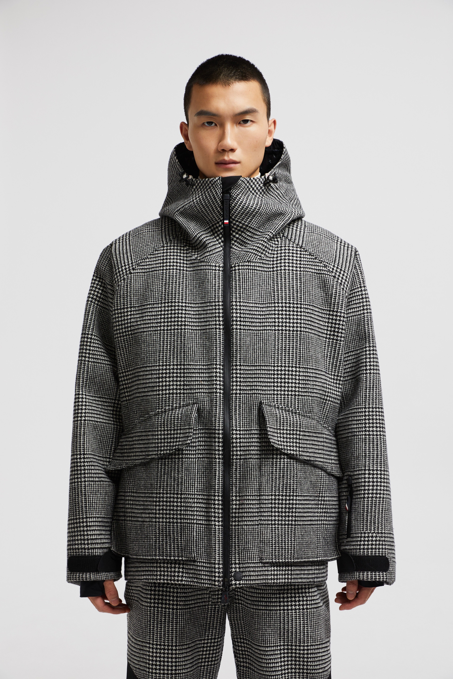 Naudres Hooded Wool Short Down Jacket - 3