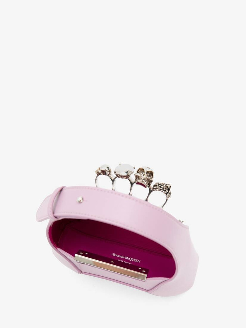 Women's The Jewelled Hobo Mini Bag in Antique Pink 4