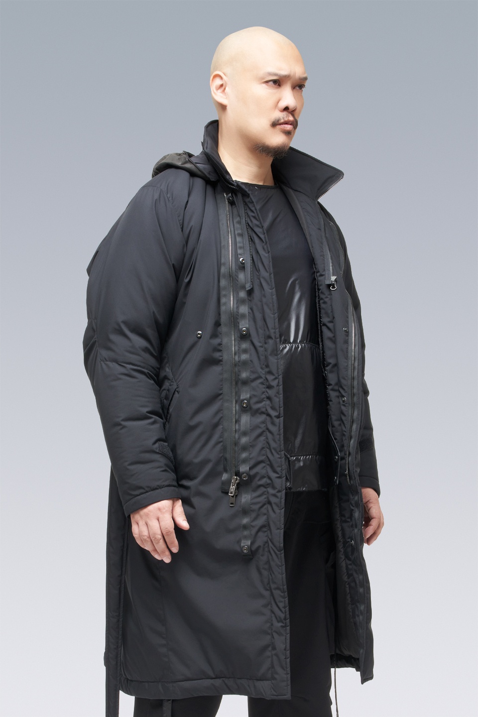 J99-WS 2L Gore-Tex Infinium™ Windstopper® Climashield® Coat Black - 2