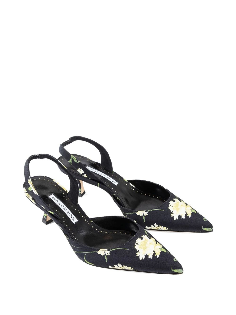 50mm Carolyne floral slingback pumps - 3