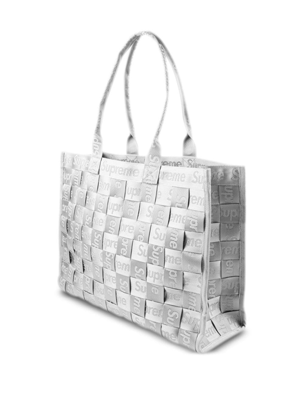 jacquard woven tote bag - 2