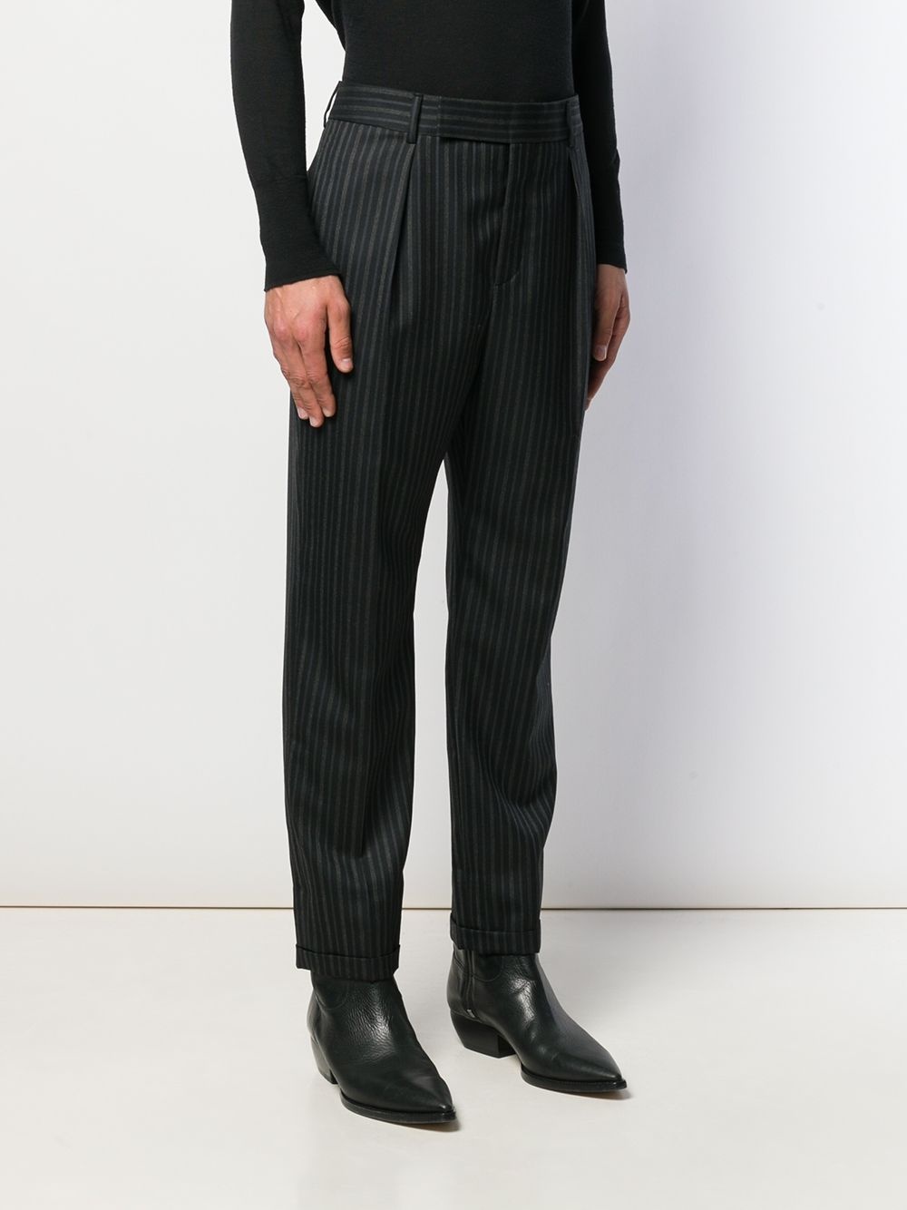 striped tailored trousers - 3