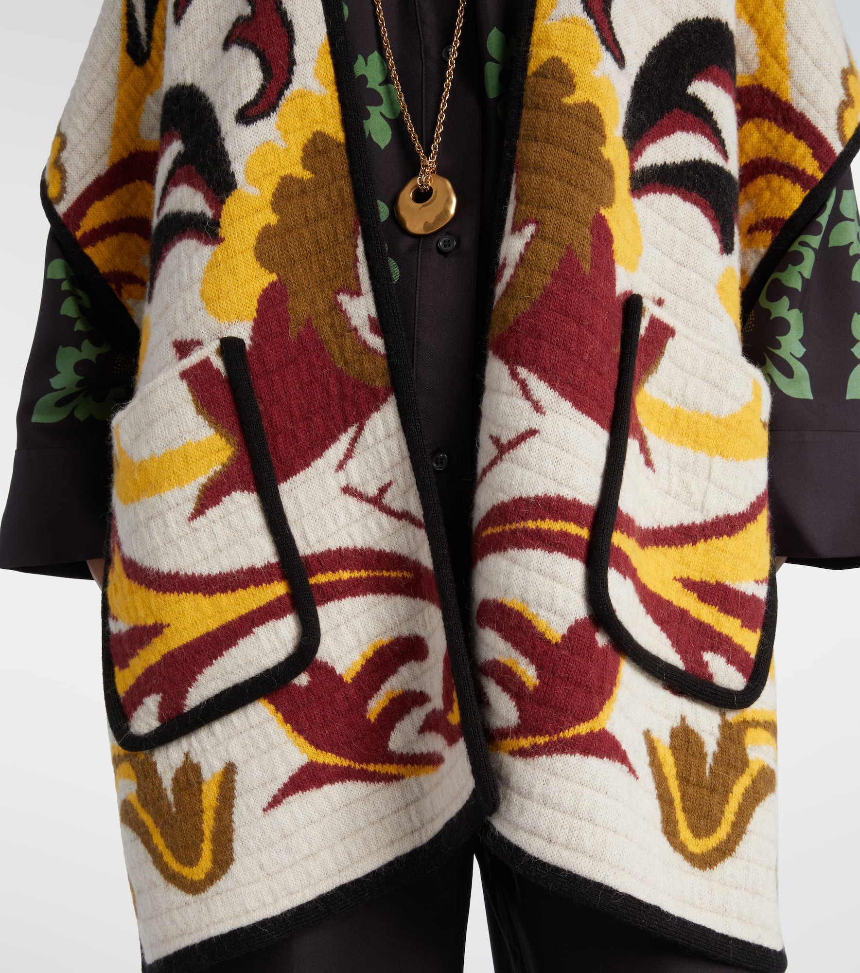In My Power patterned cape - 6