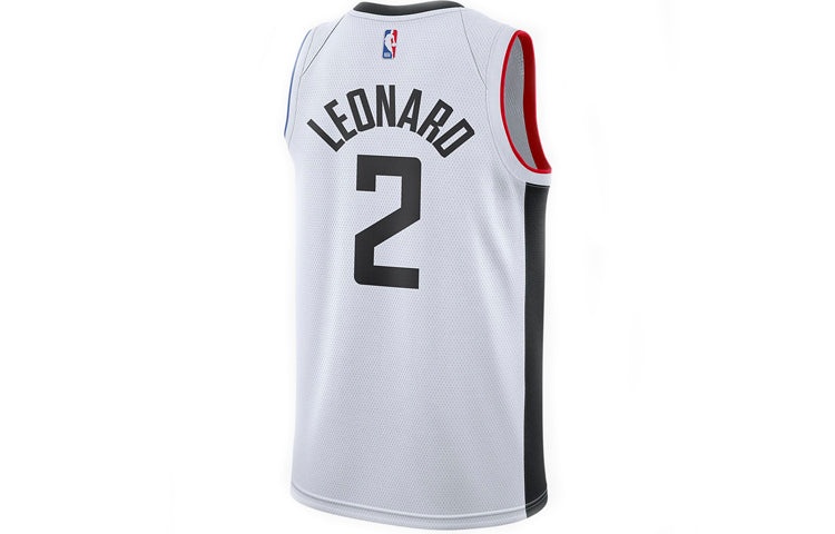 Nike NBA City SW Fan Edition Los Angeles Clippers Leonard 2 Basketball Jersey/Vest White AV4644-102 - 2
