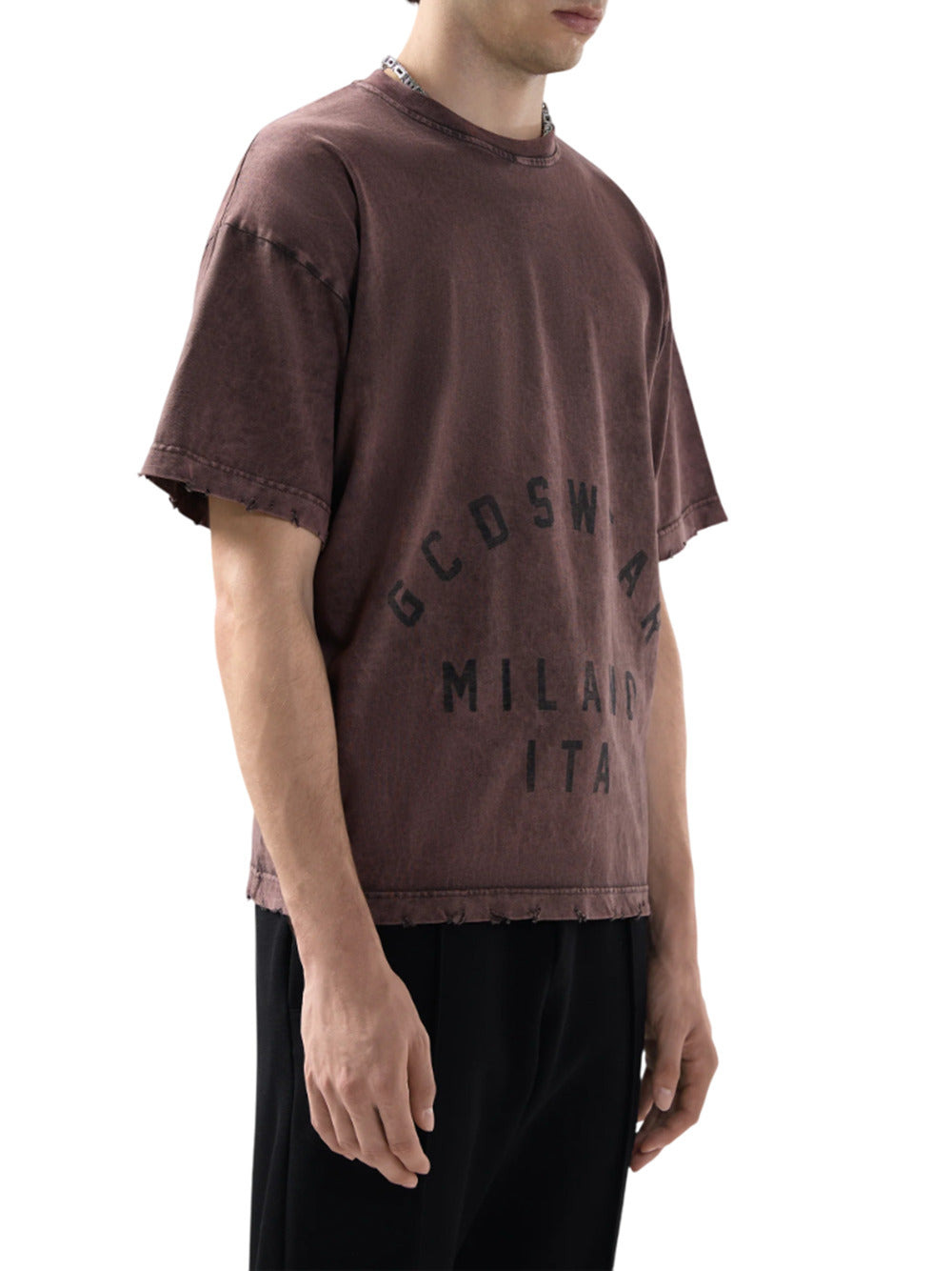 Faded Effect T-Shirt - 4