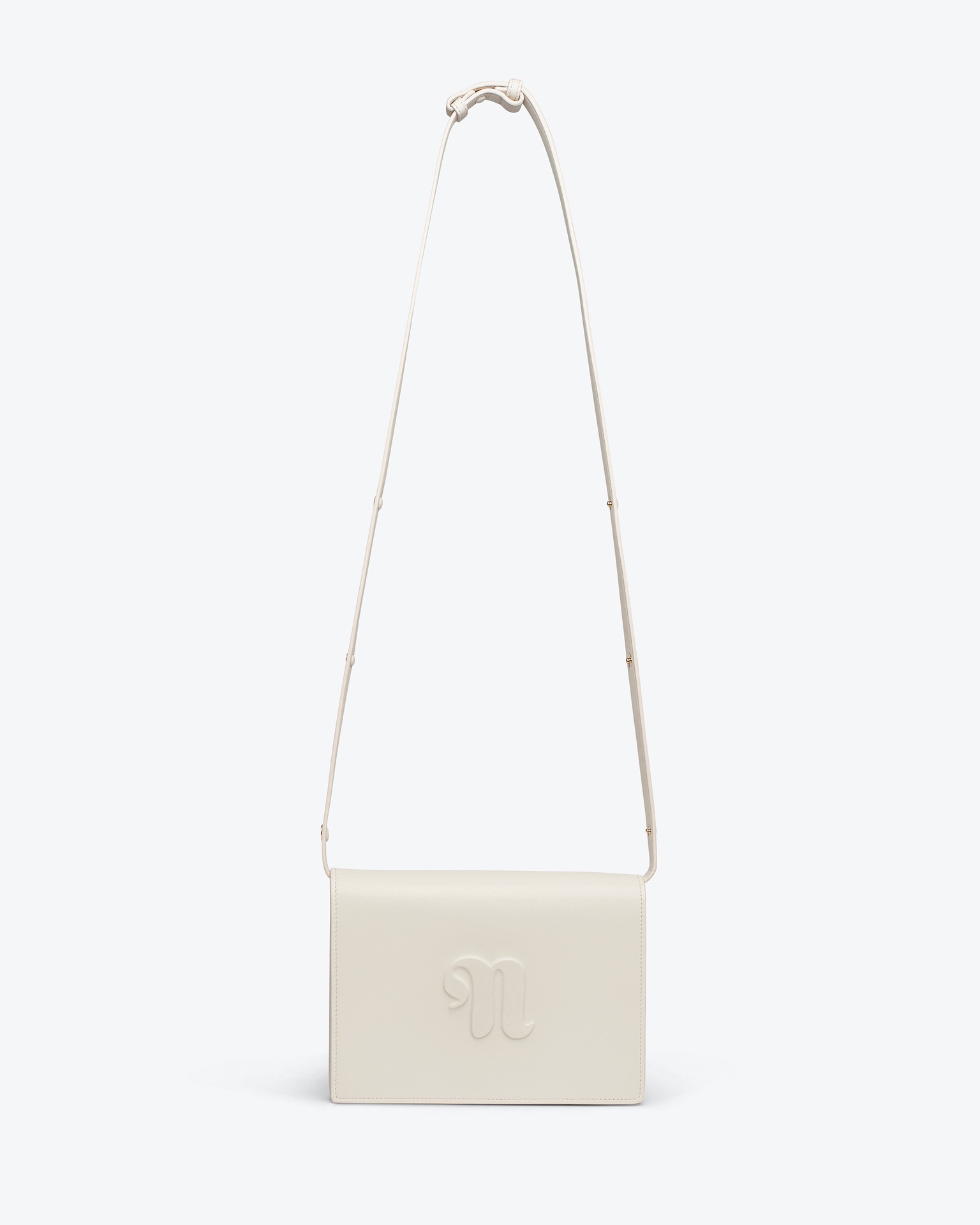 THE CONCERTINA LARGE - Alt-nappa shoulder bag - Off-white - 4