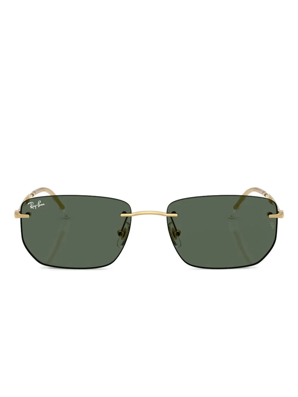 square-frame tinted sunglasses - 1