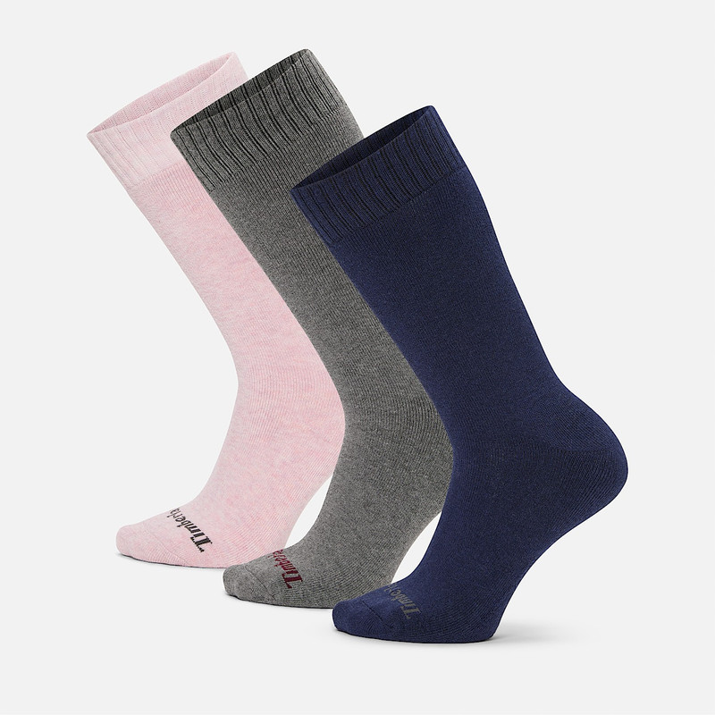 Women's Ashland 3-Pack Heathered Boot Crew Sock 1
