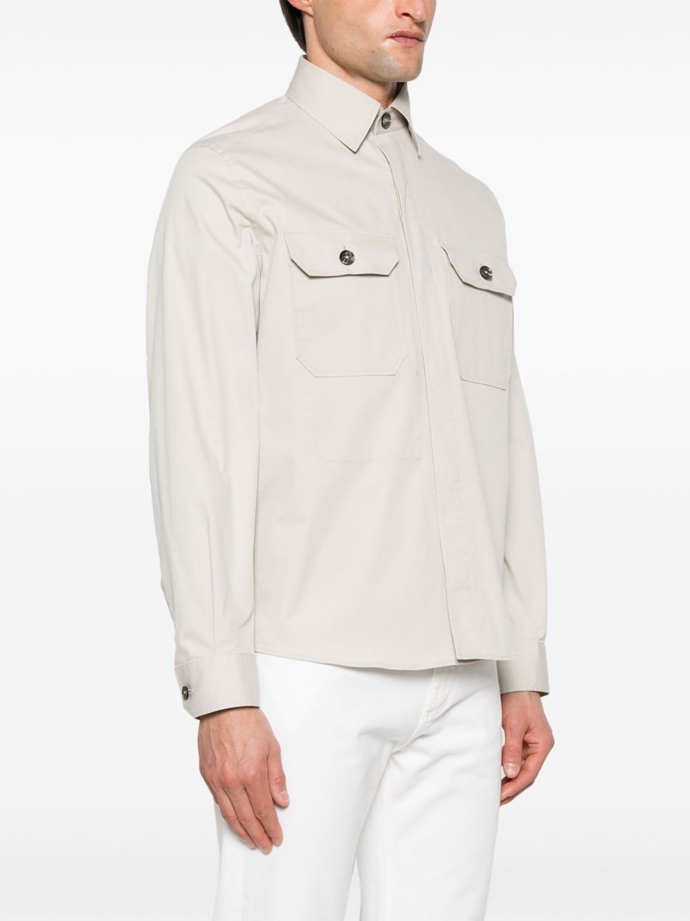 stretch-cotton shirt - 3
