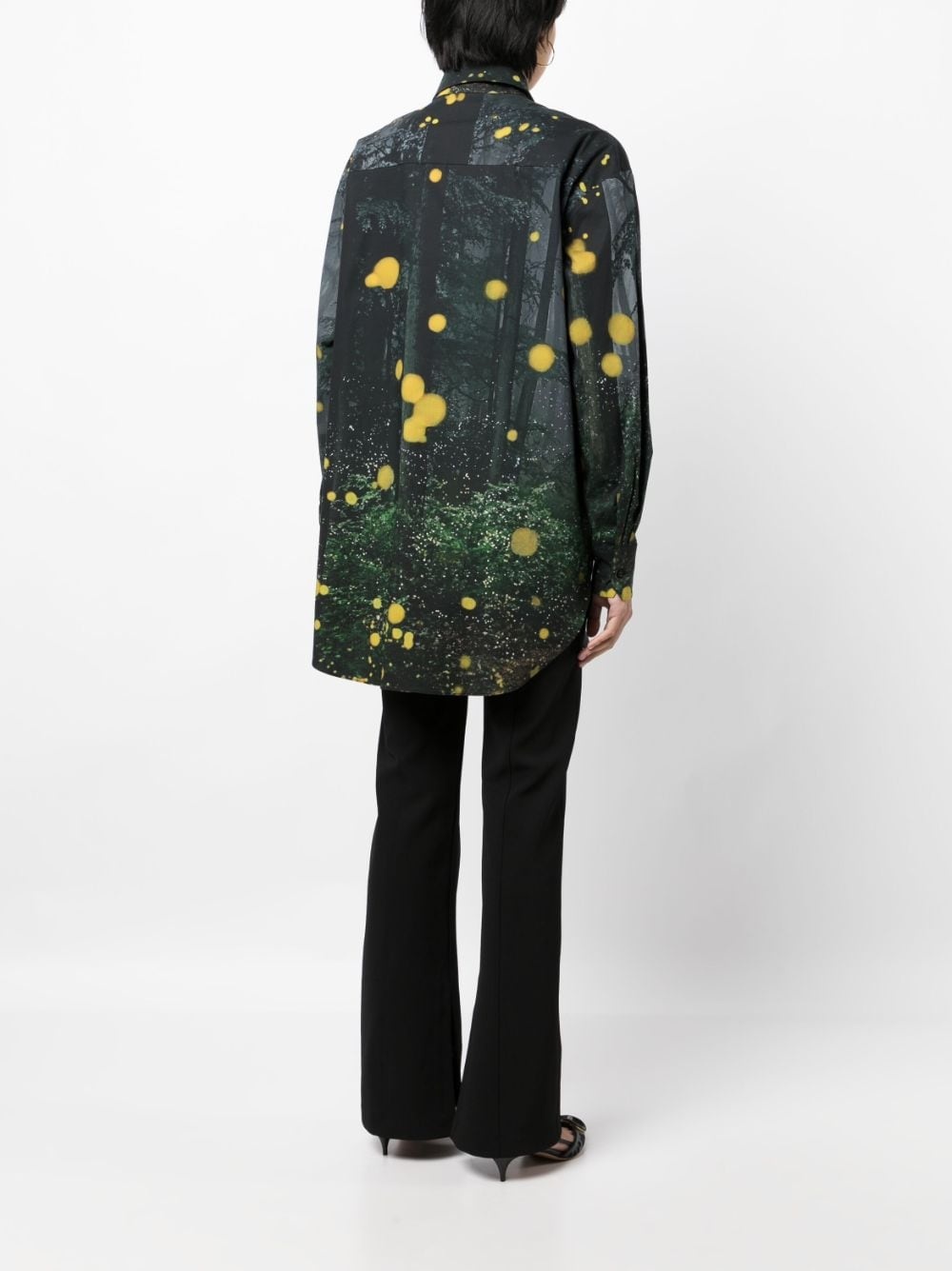 Firefly-print long-sleeve shirt - 4
