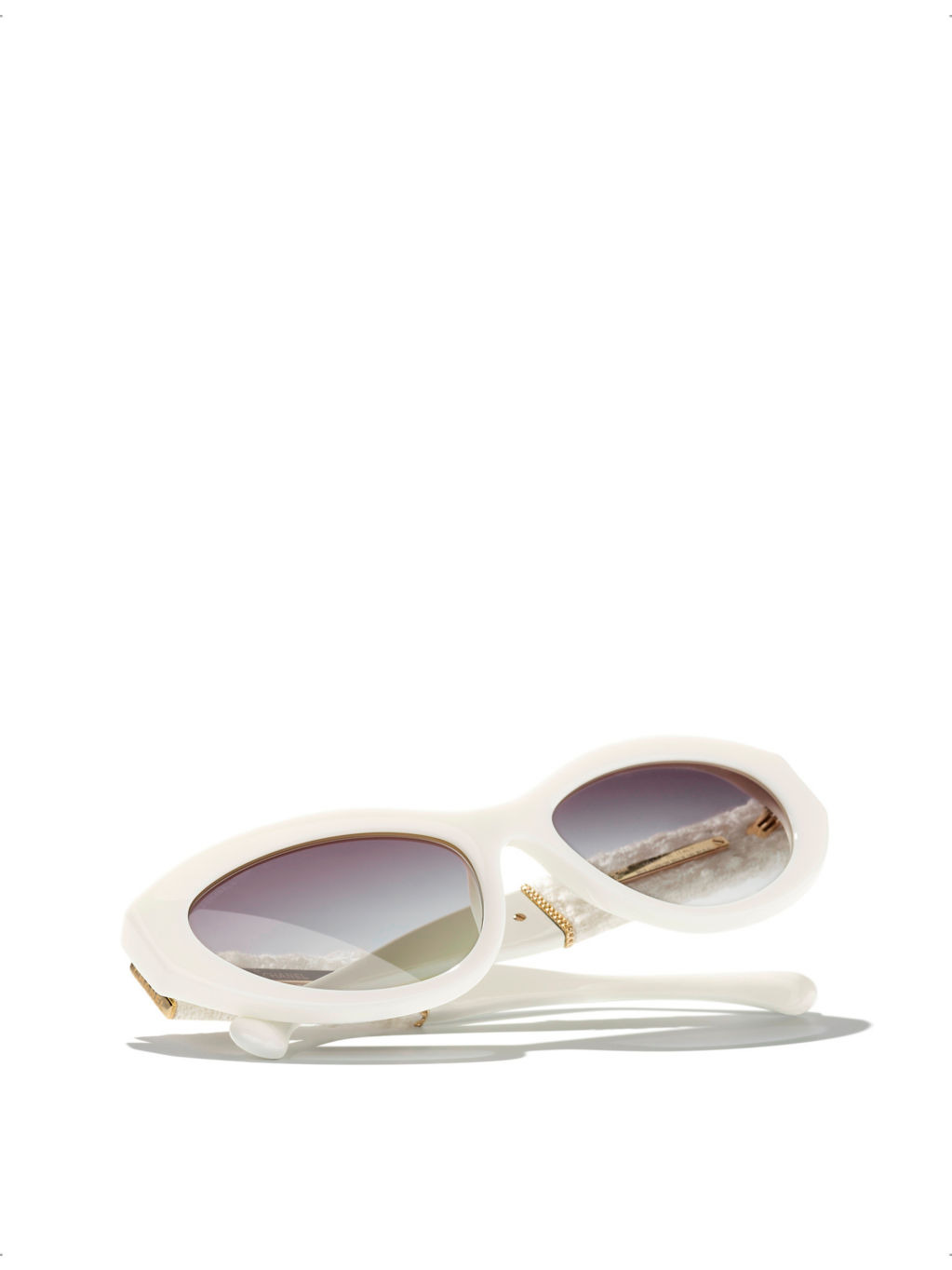 CH5513 cat eye-frame acetate sunglasses - 2