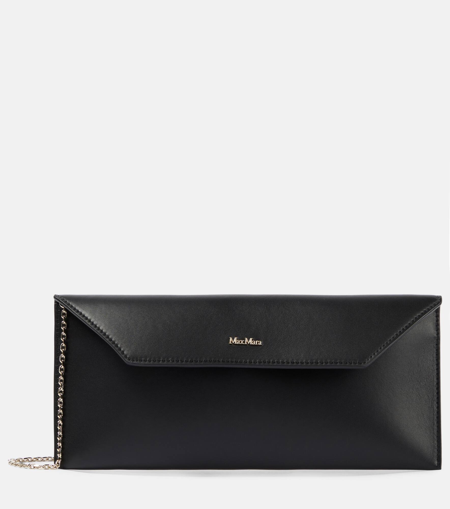 Envelope leather clutch - 1