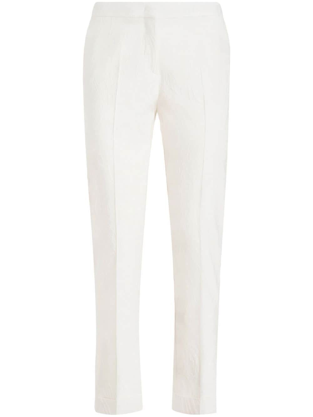 tailored cotton trousers - 1