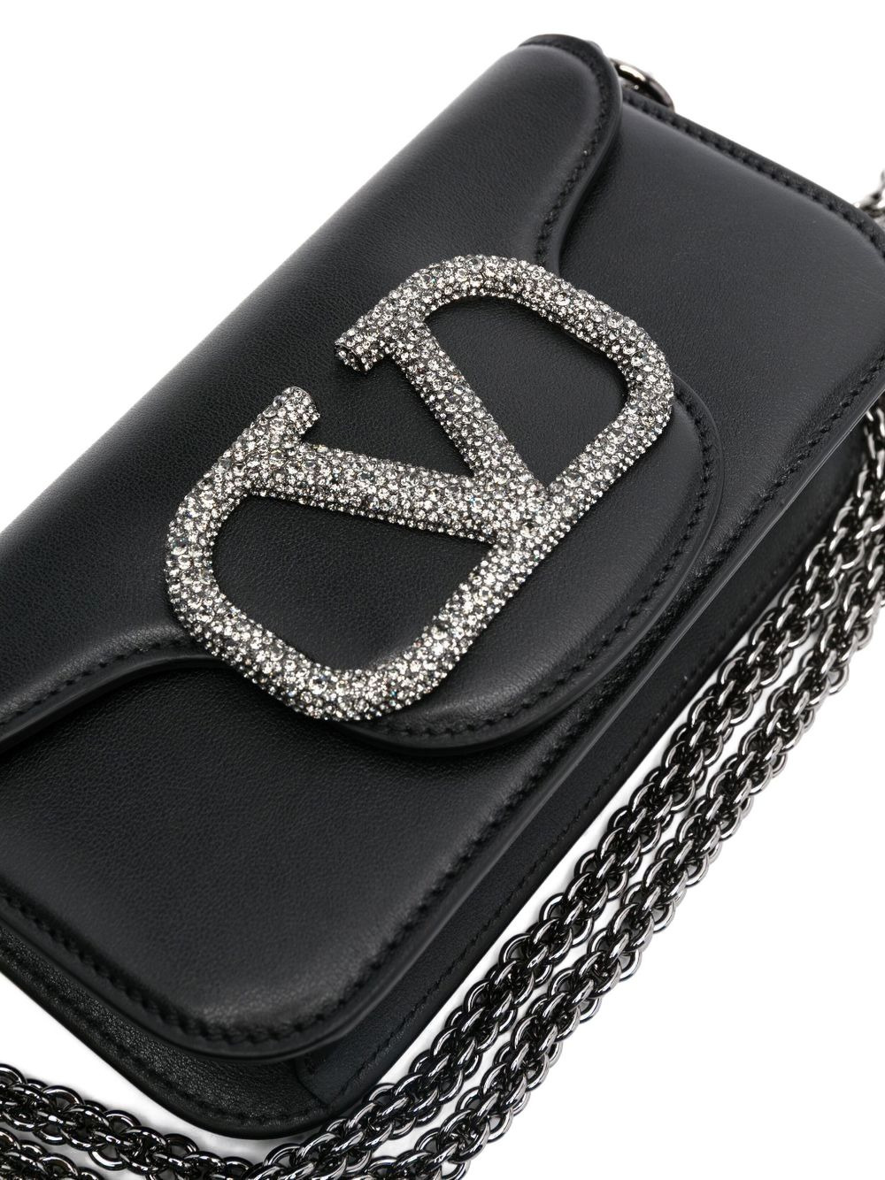 embellished VLogo crossbody bag - 5