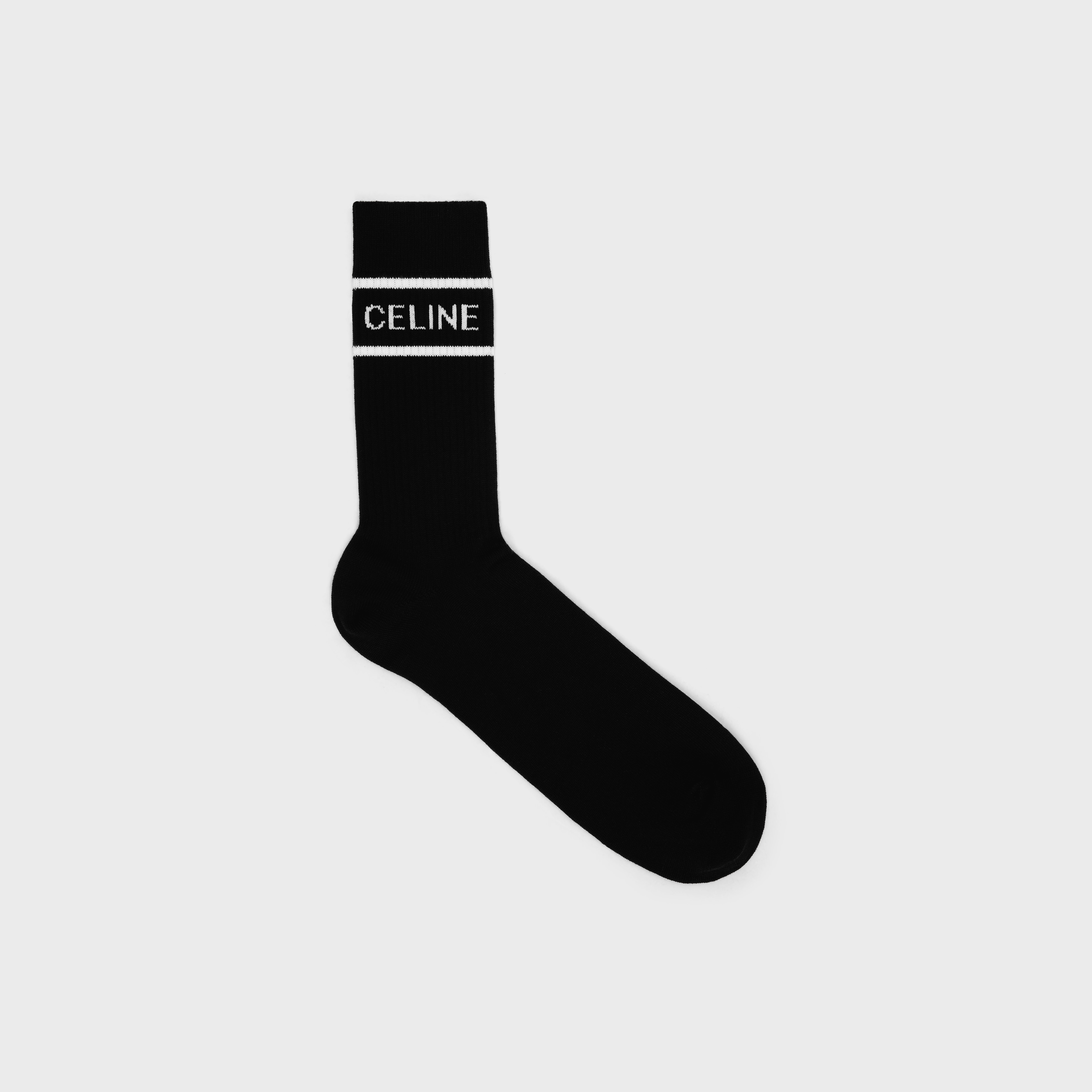 celine socks in striped cotton - 1