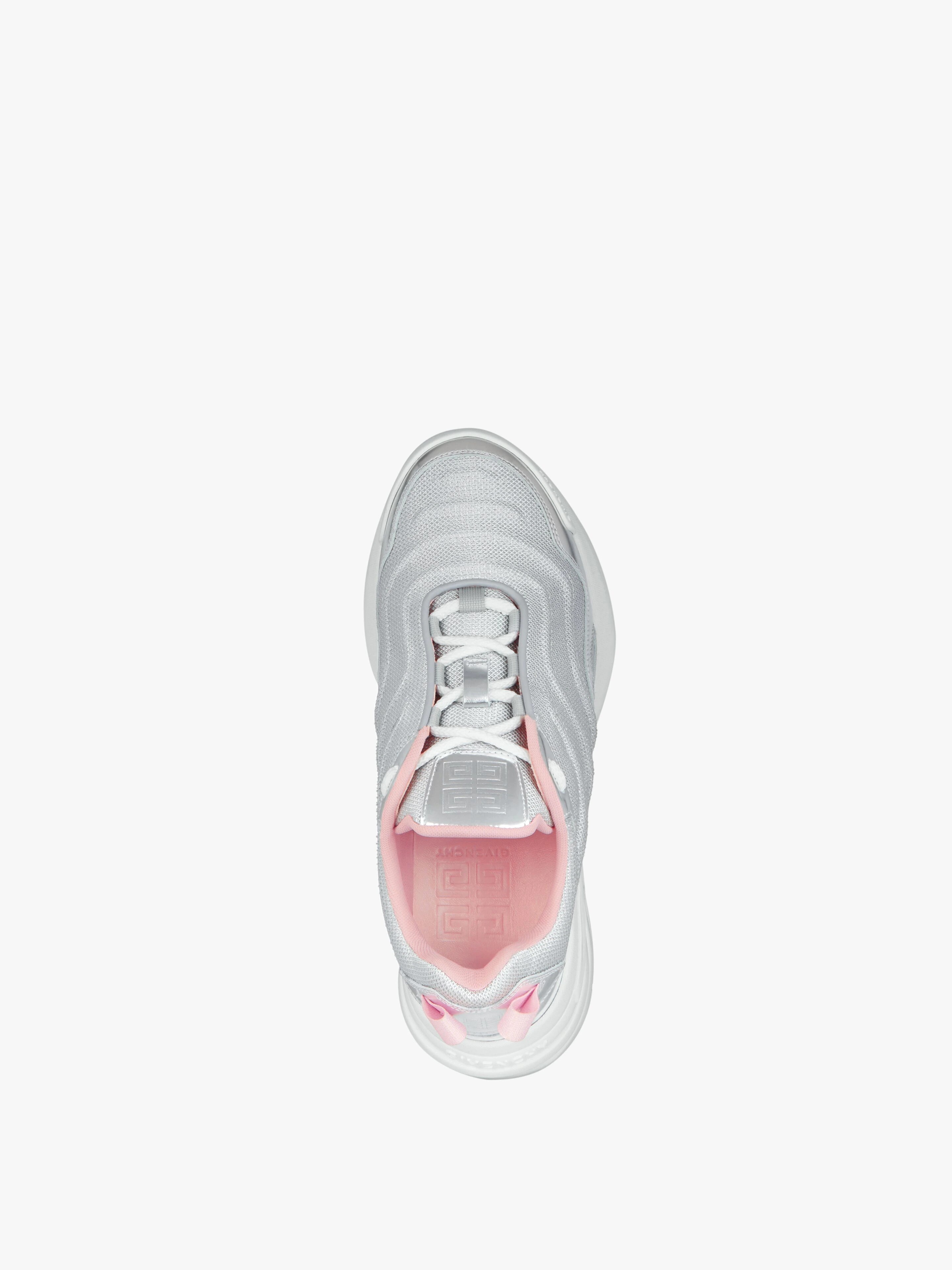 GIV 1 LIGHT SNEAKERS IN TECHNICAL CANVAS AND METALLIZED LEATHER - 4