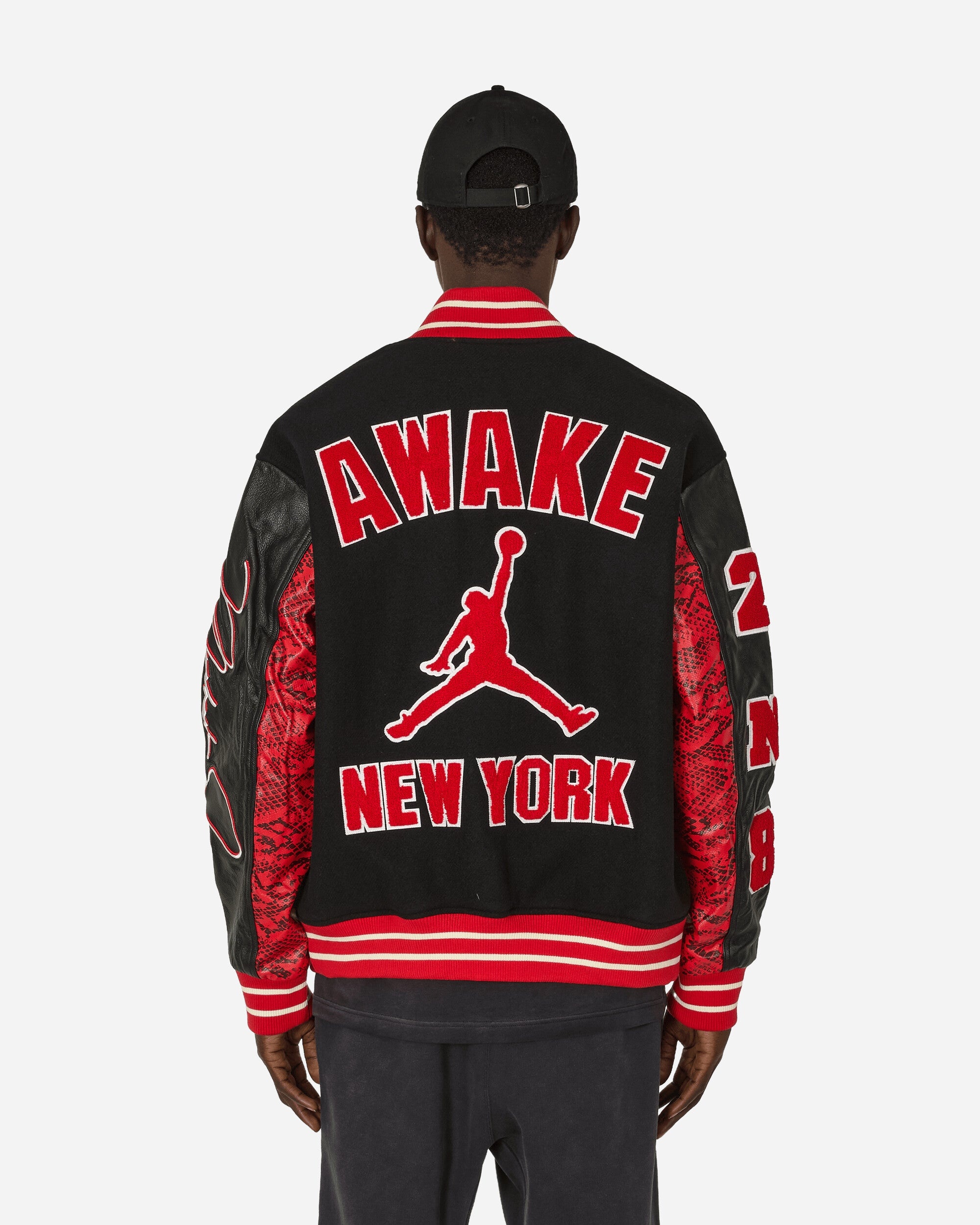 ナイキ　JORDAN Awake NY Varsity Jacket　スタジャン Air Jordan x Awake NY Varsity Jacket 'Black Game Royal
