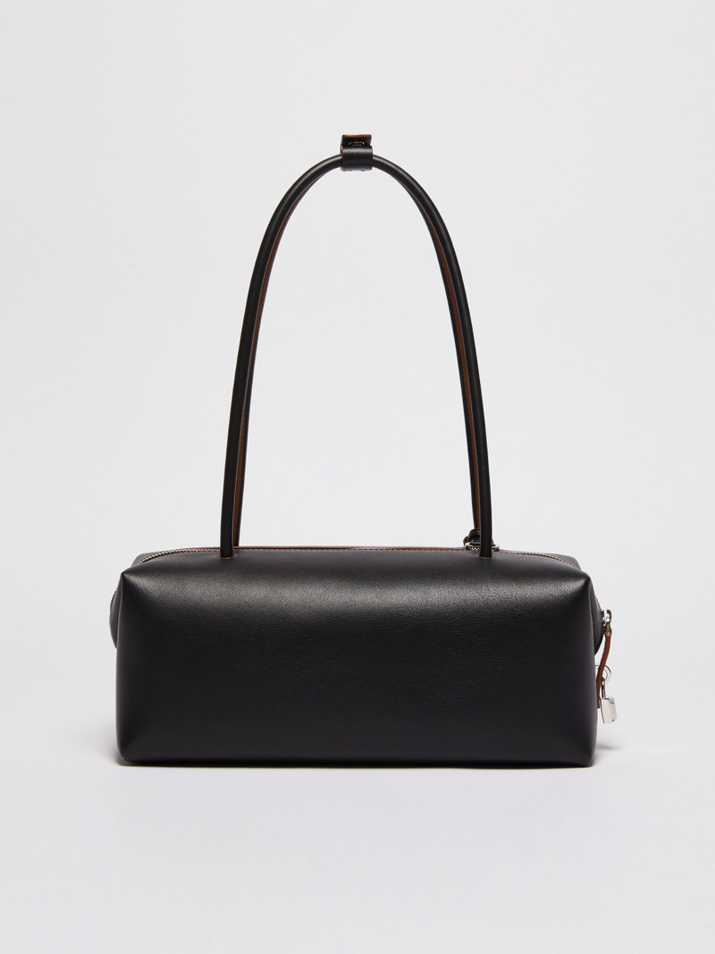 HOLDALLSTRING Natural leather bowler bag 3