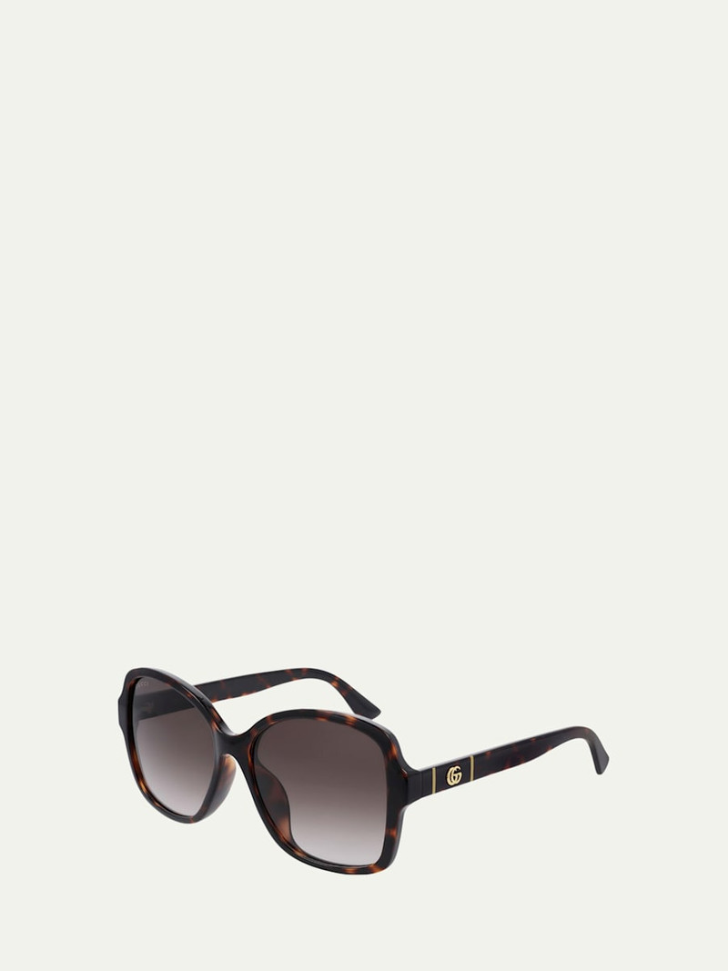 GUCCI Square Monochromatic Sunglasses outlook
