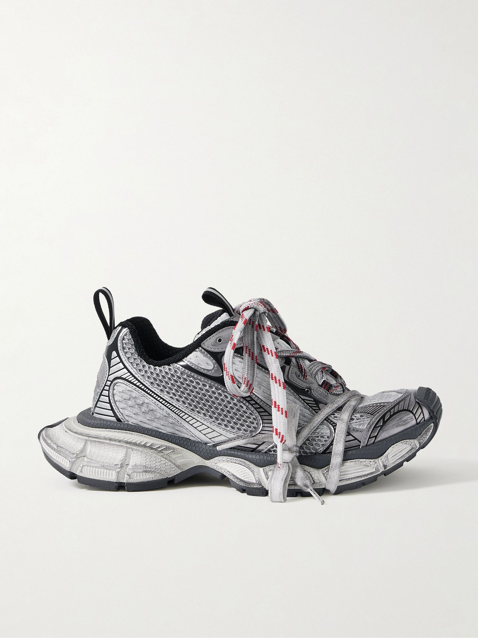 3XL mesh and rubber sneakers Gray - 1