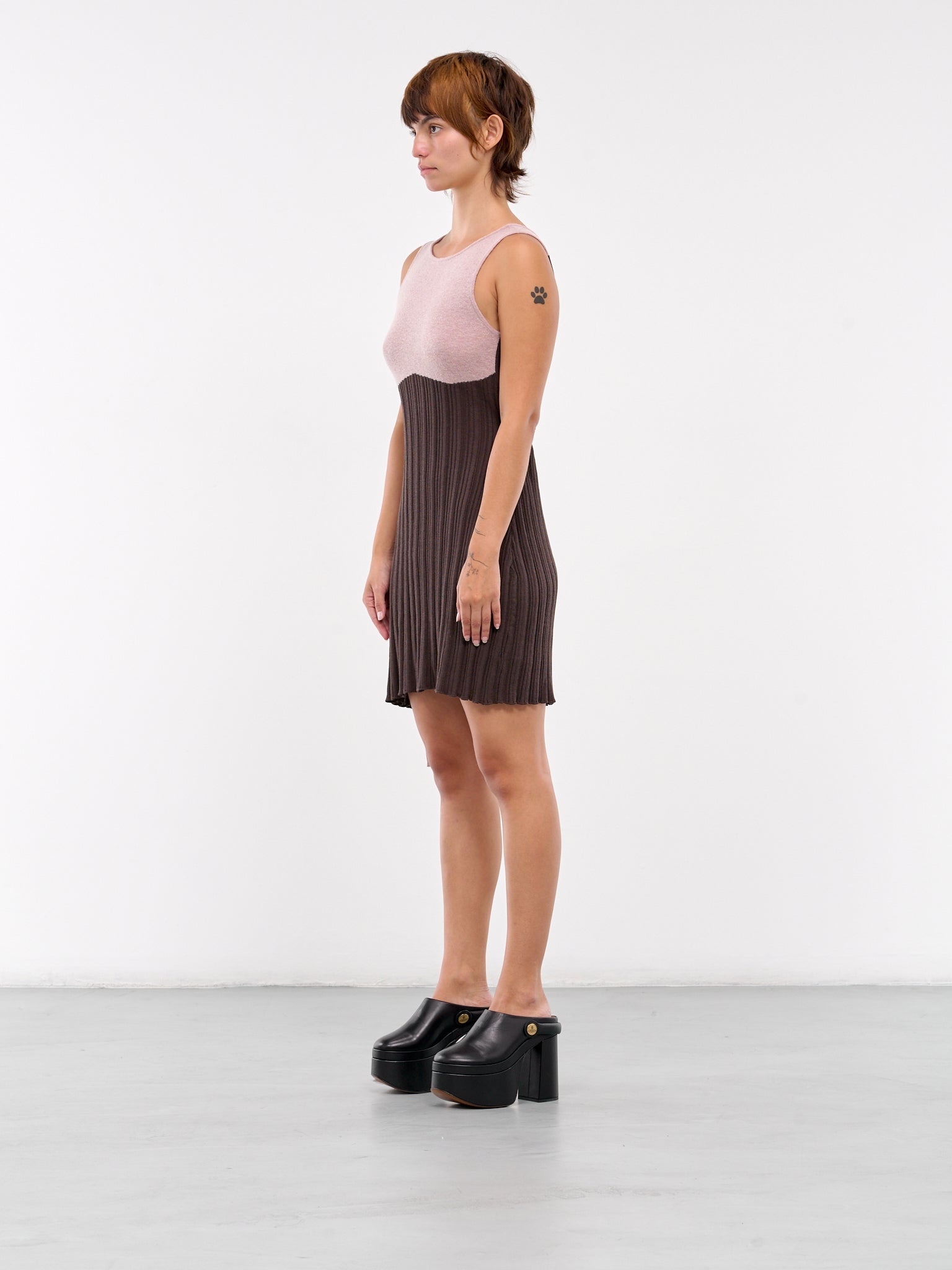 Rib Knit Dress - 2