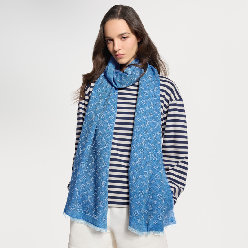LV Denim Stole 5