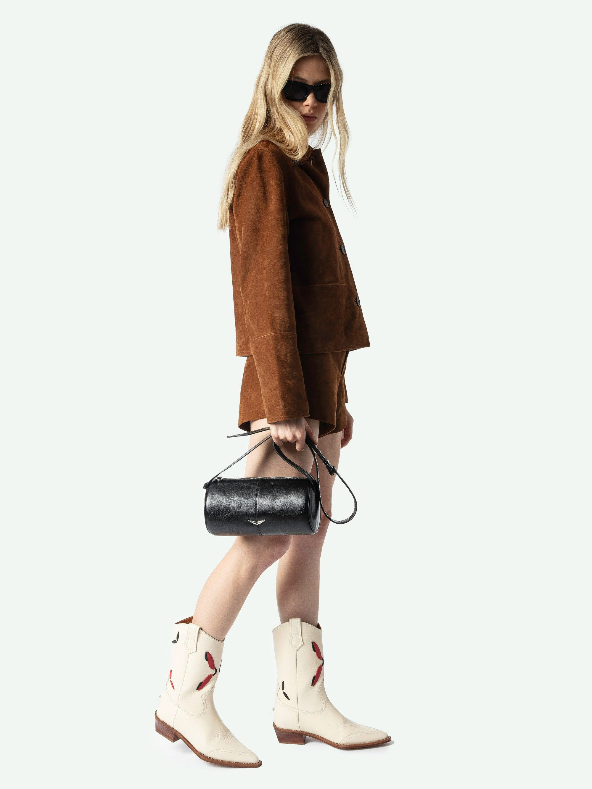 Le Doudou Black Barrel Bag - 7