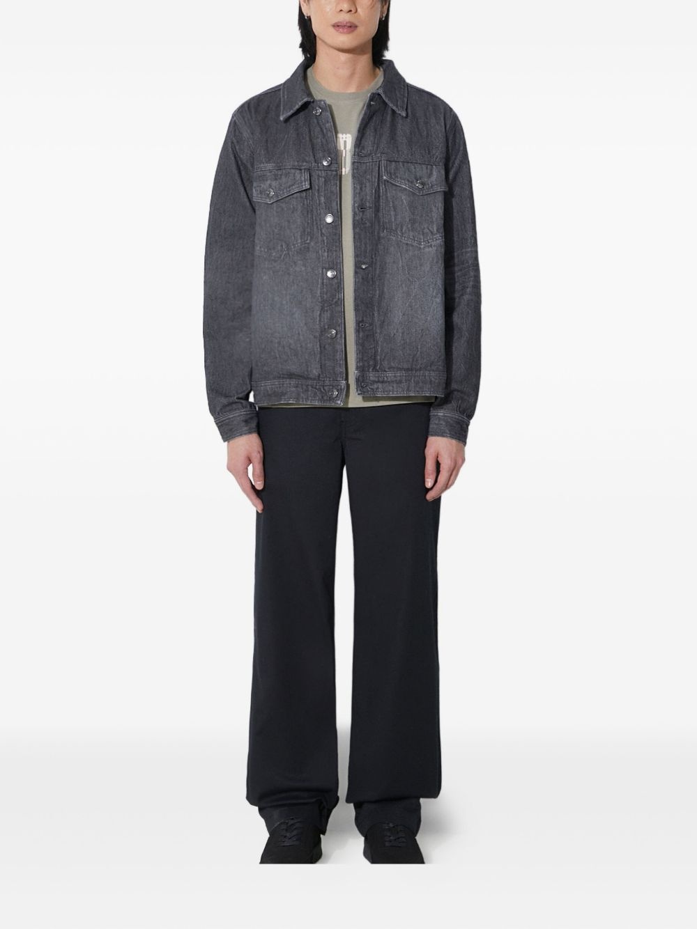 Ivan button-fastening denim jacket - 2
