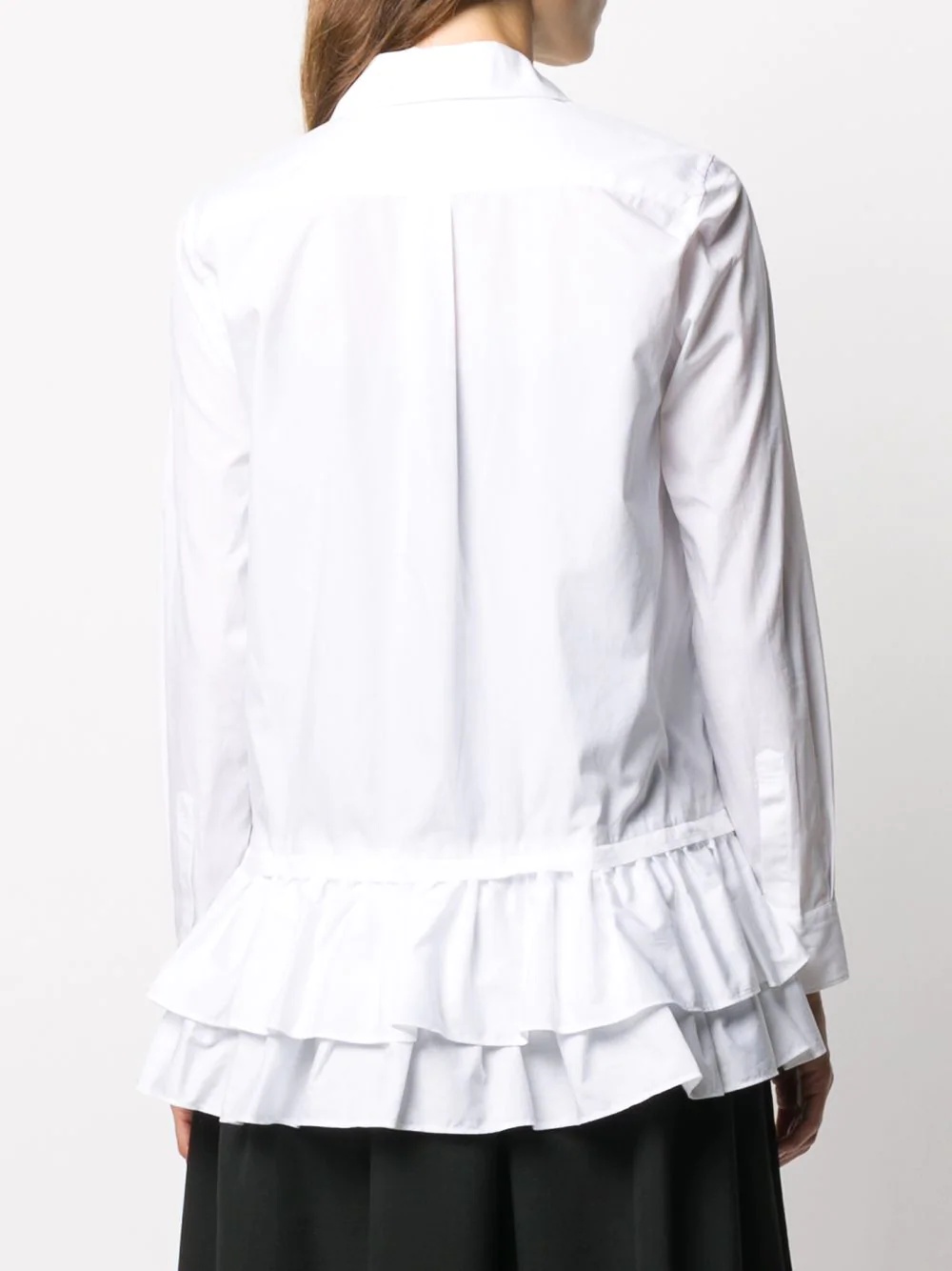 ruffle long-sleeve shirt - 4