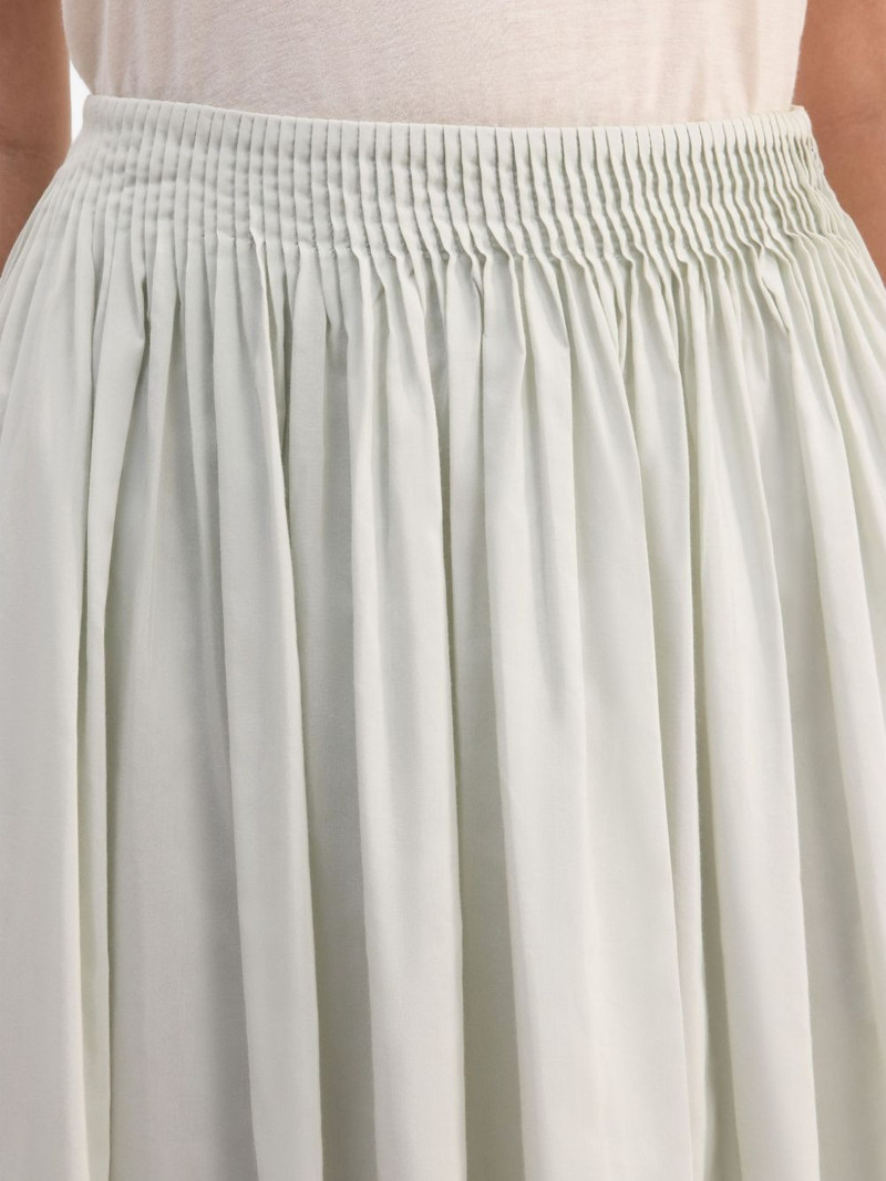 Naya gathered midi long skirt 5