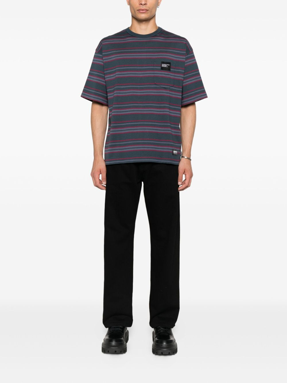 striped T-shirt - 2