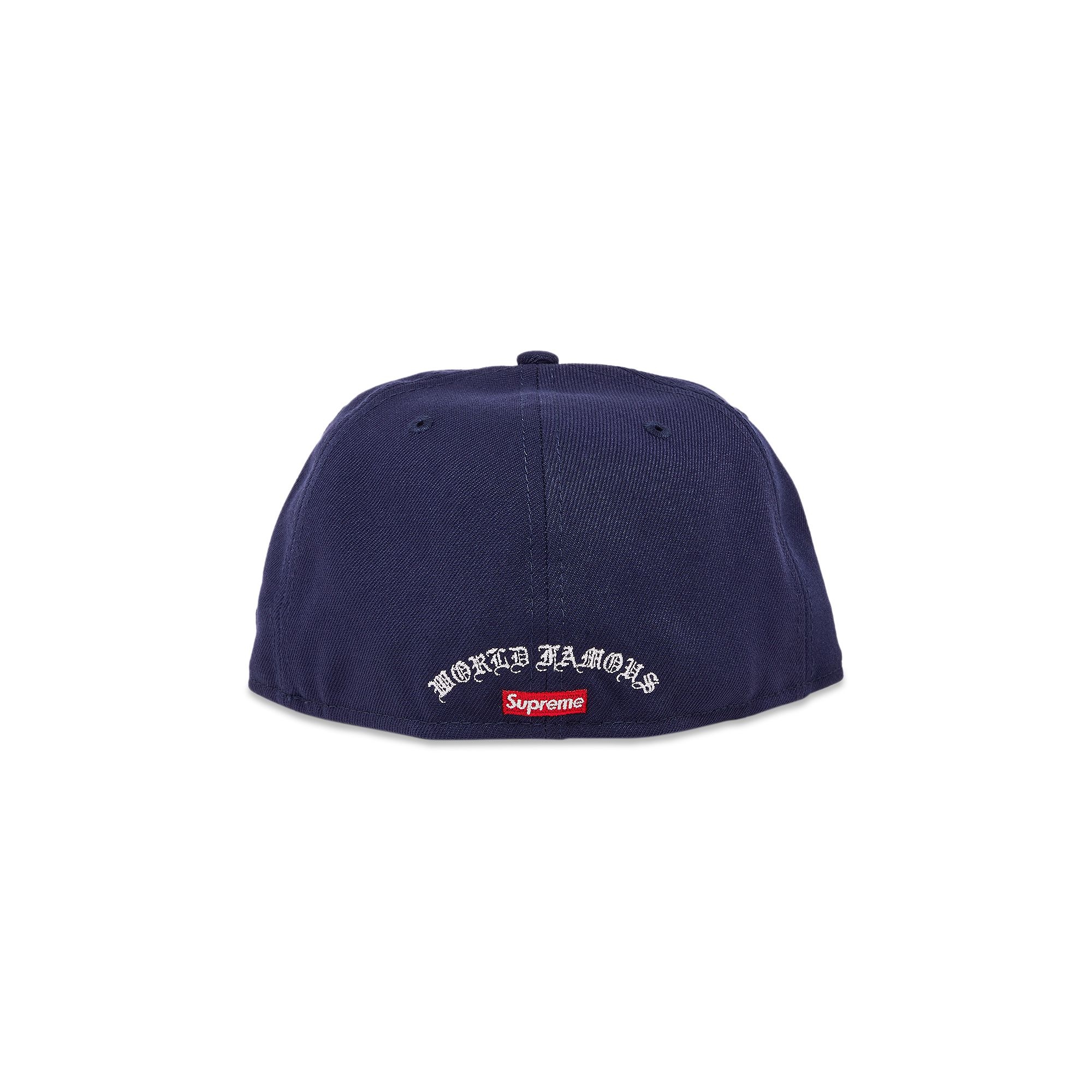 Supreme Gold Cross S Logo New Era 'Light Navy' - 4