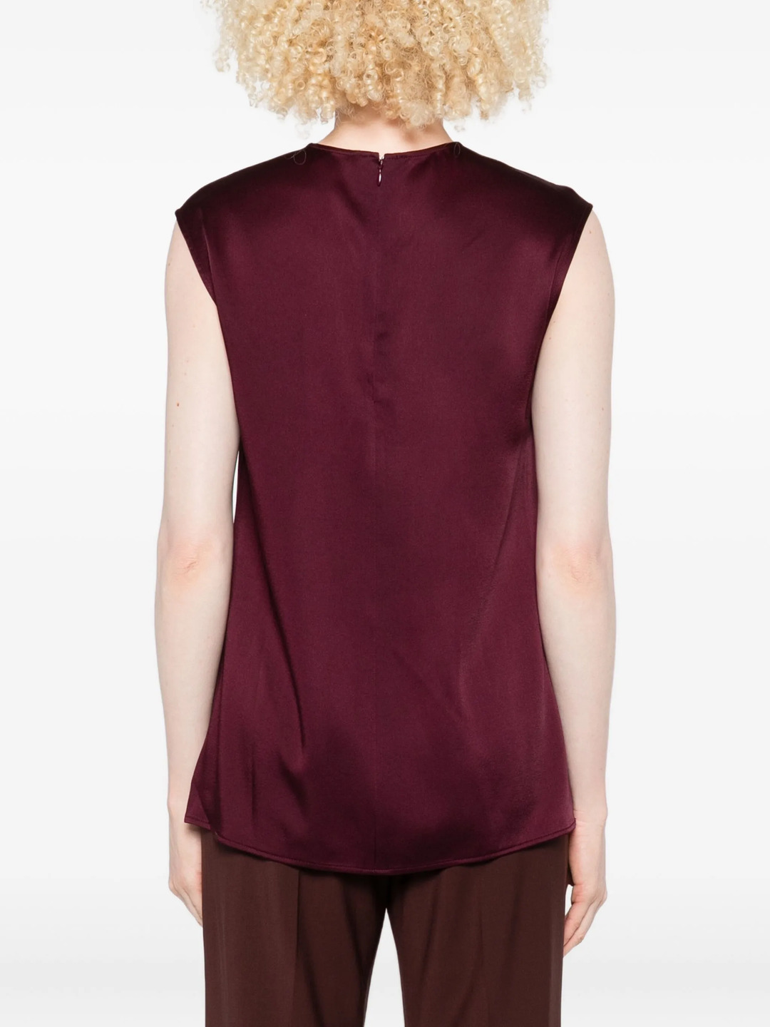 Satin Sleeveless Top - 4