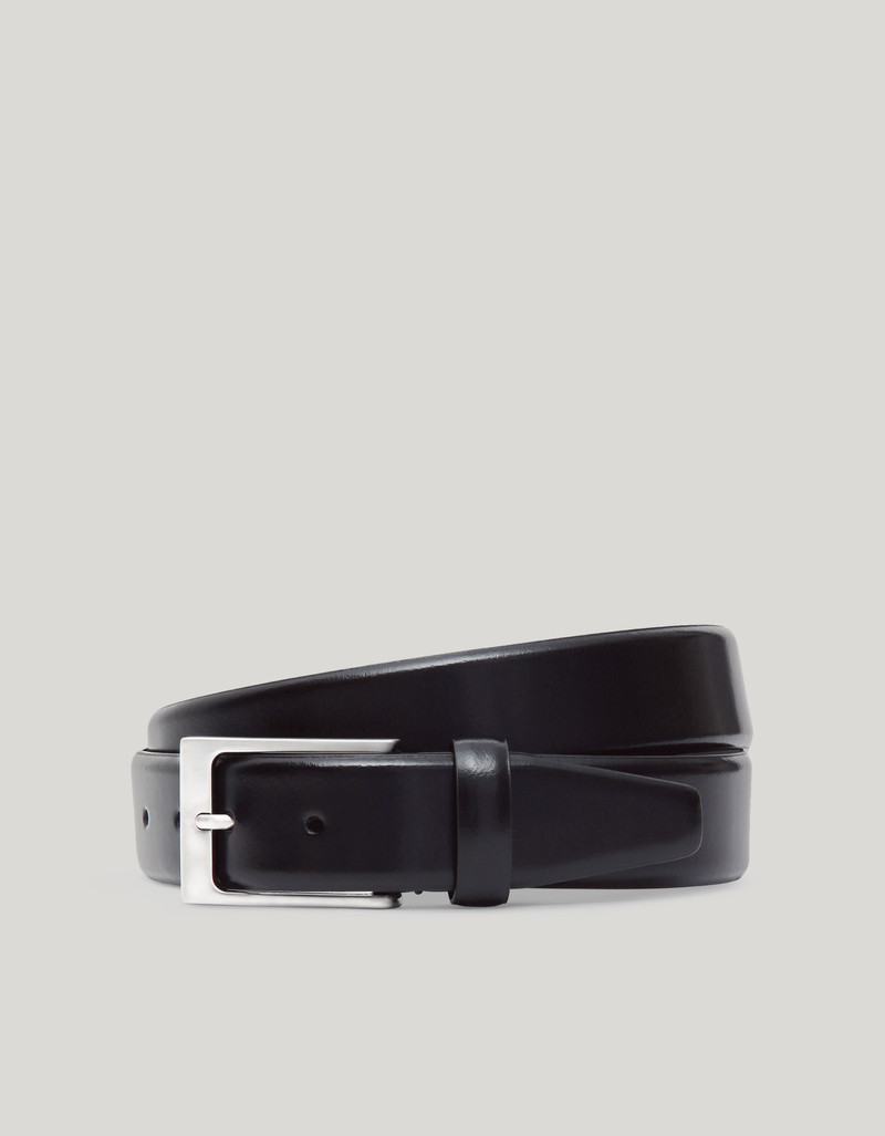 Canali CORDOVAN FINISHING CALFSKIN BELT outlook