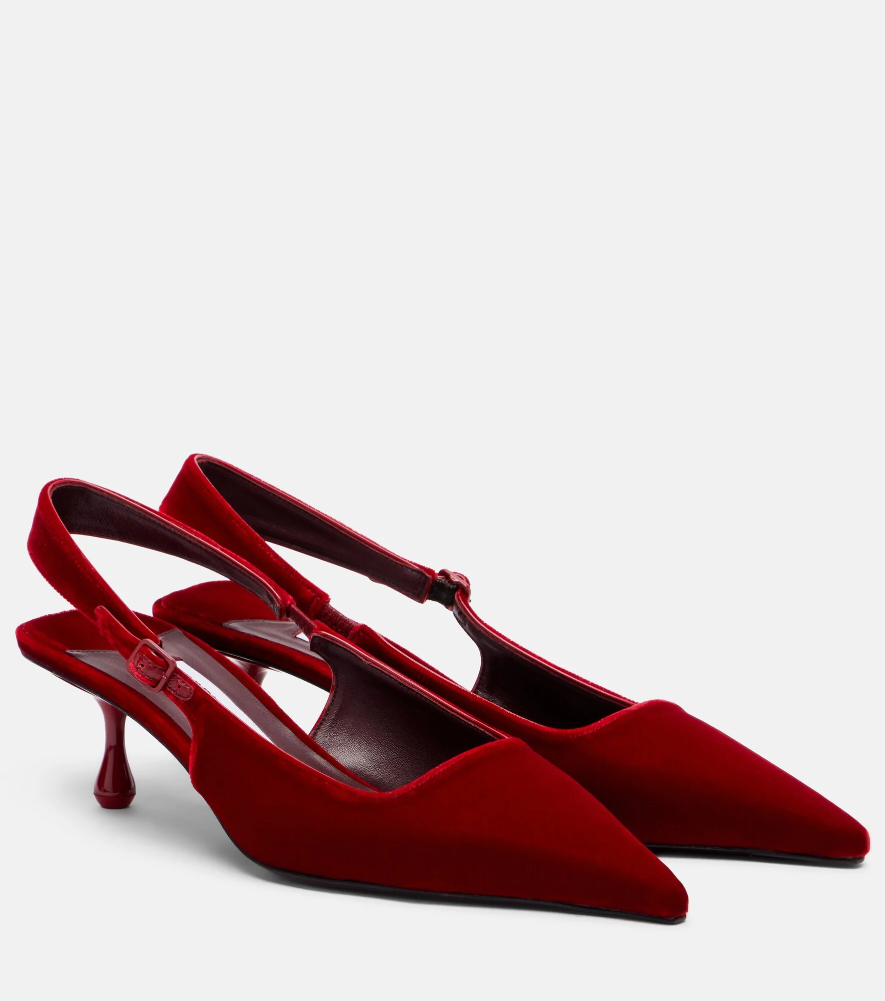 Amel velvet slingback pumps - 1