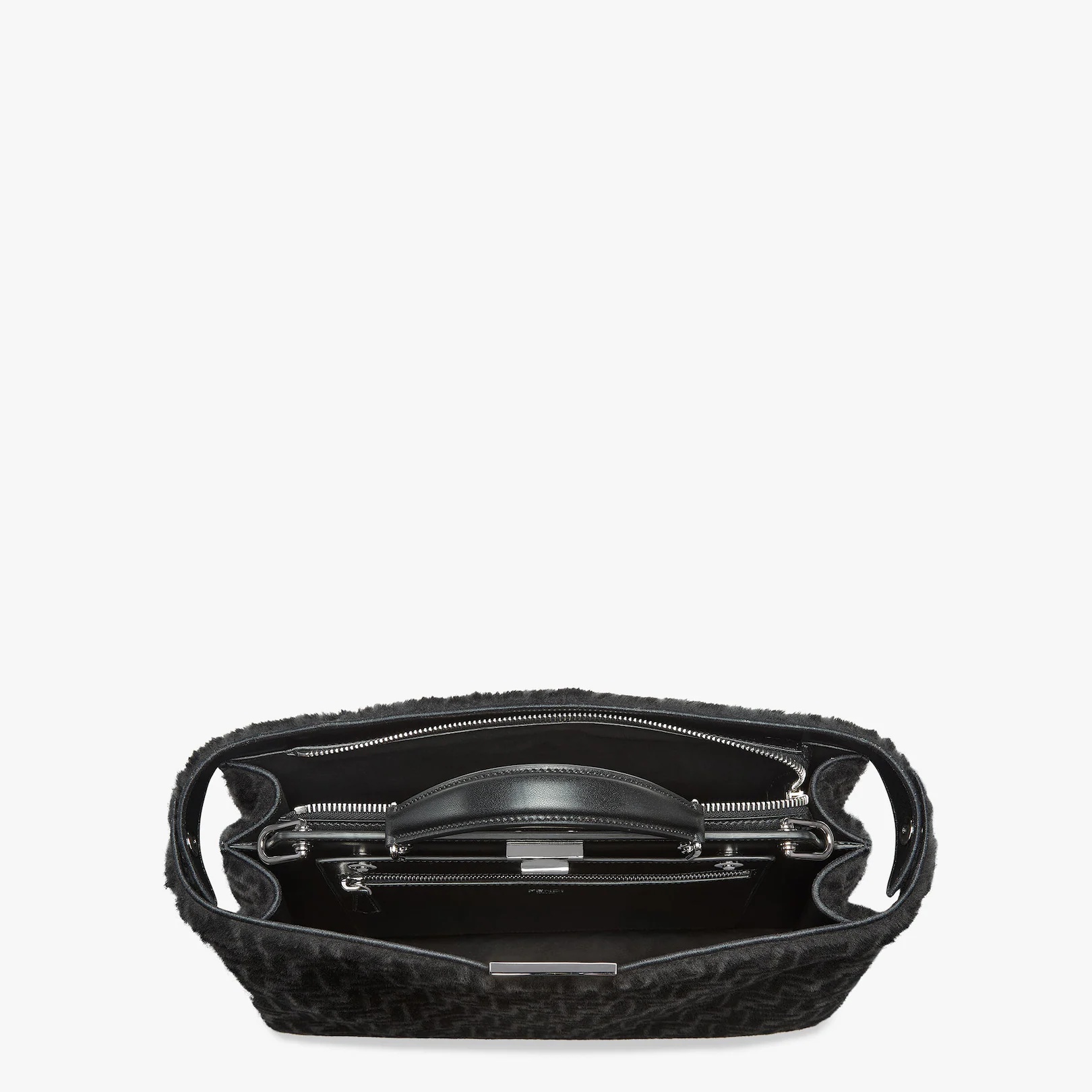 Gray sheepskin bag - 5