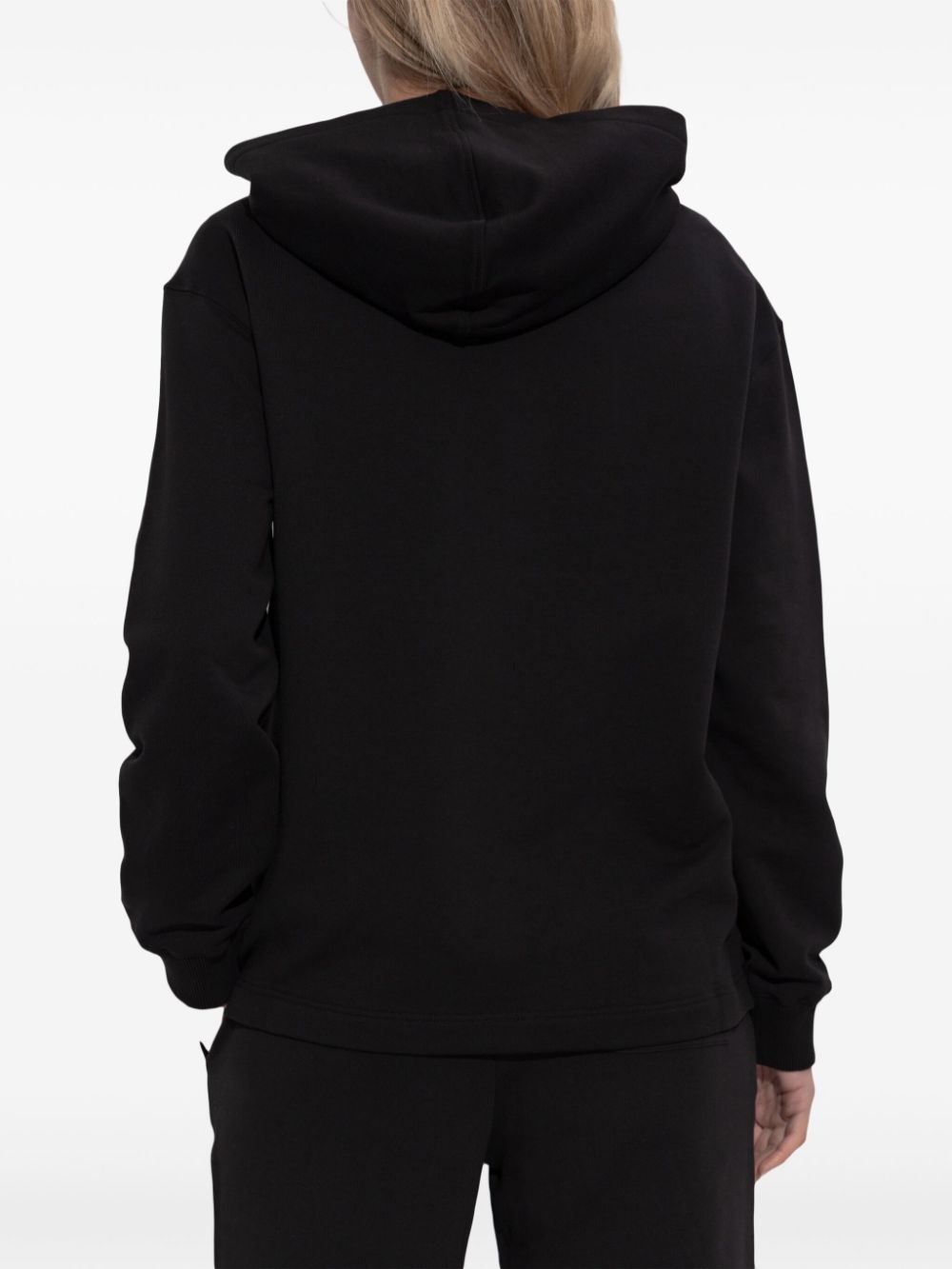 logo-embroidered hoodie - 4