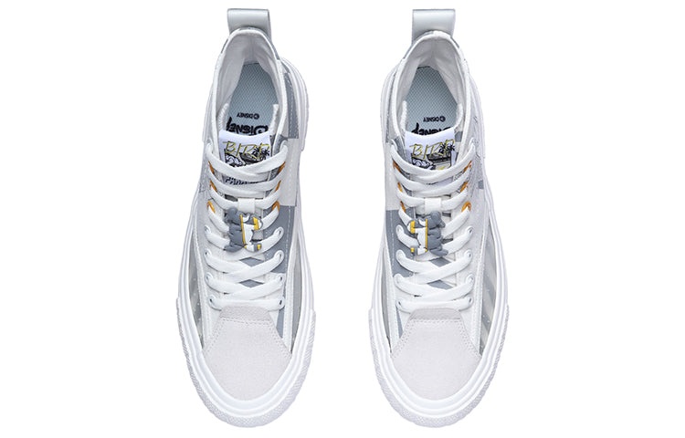 (WMNS) Li-Ning Classic Canvas Hi x Disney 'White Grey' AGCR180-3 - 5