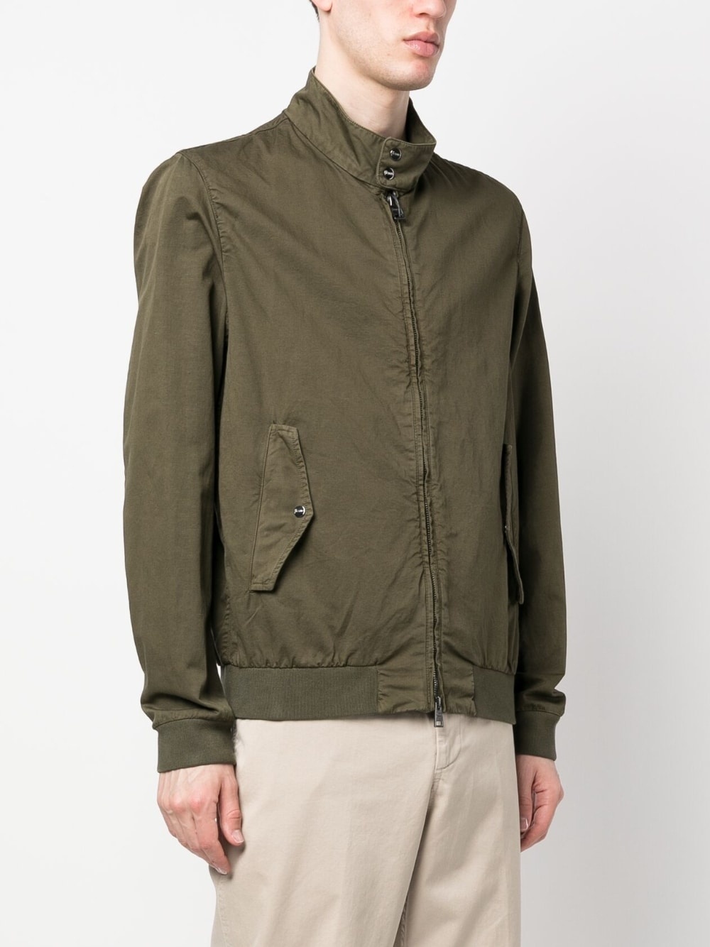 Cazadora cotton-linen bomber jacket - 3