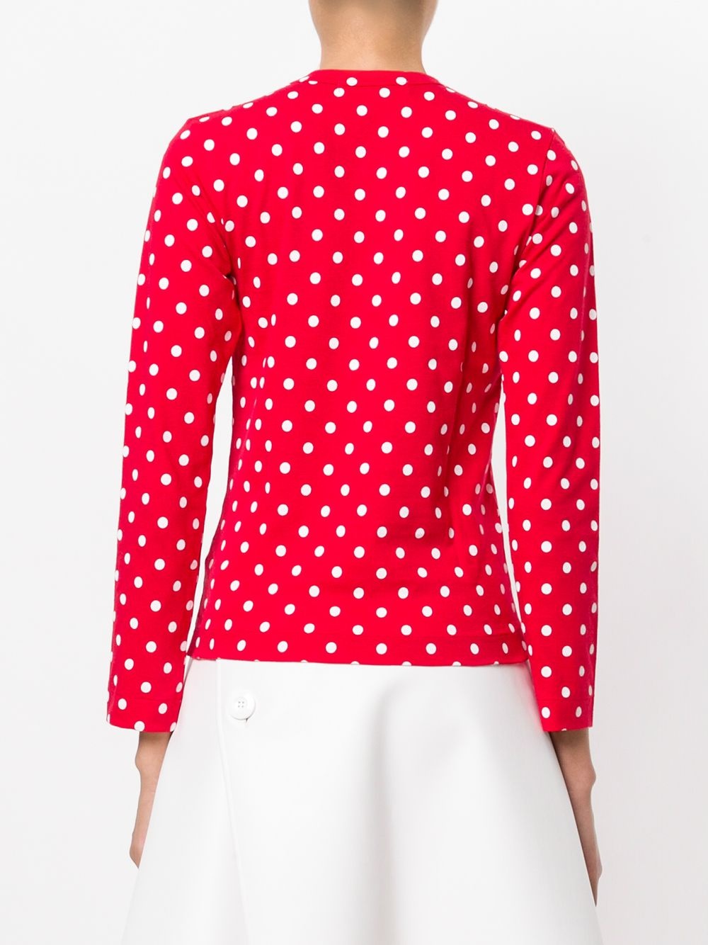 polka dot heart logo T-shirt - 4