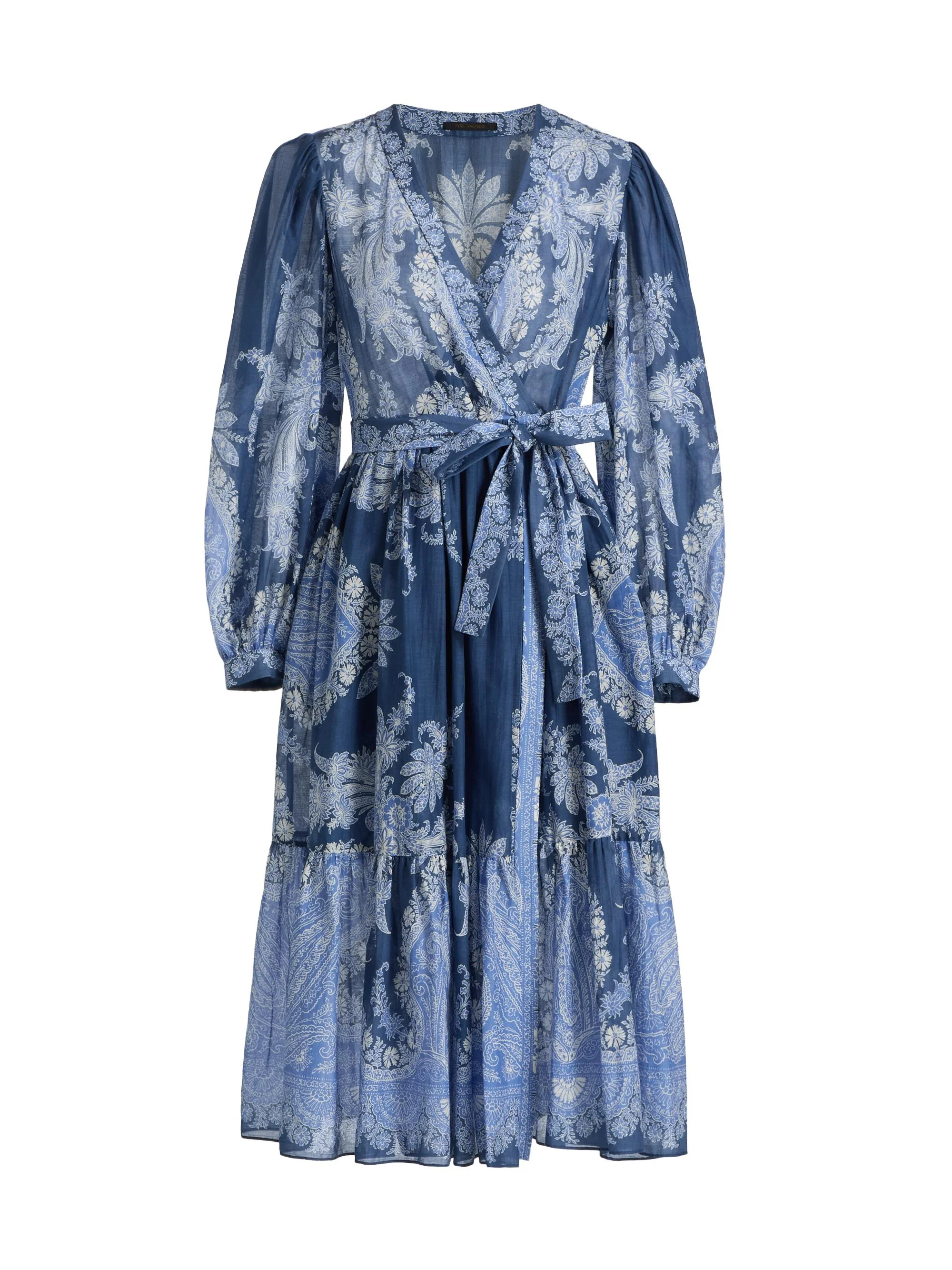 Women's Kai Printed Cotton-Silk Midi-Dress - Midnight Multi - 1