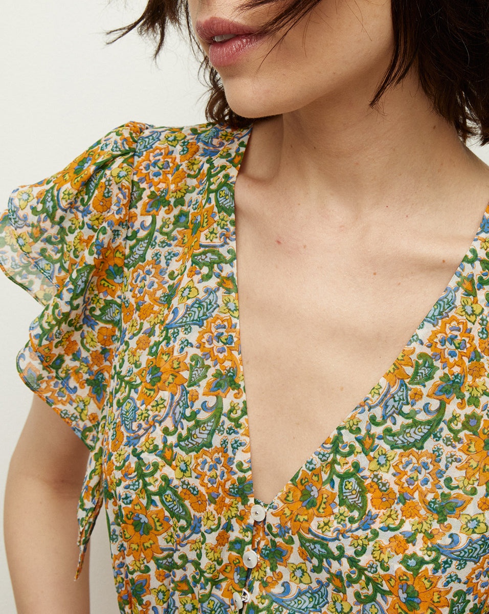 POLLY FLORAL TOP - 4