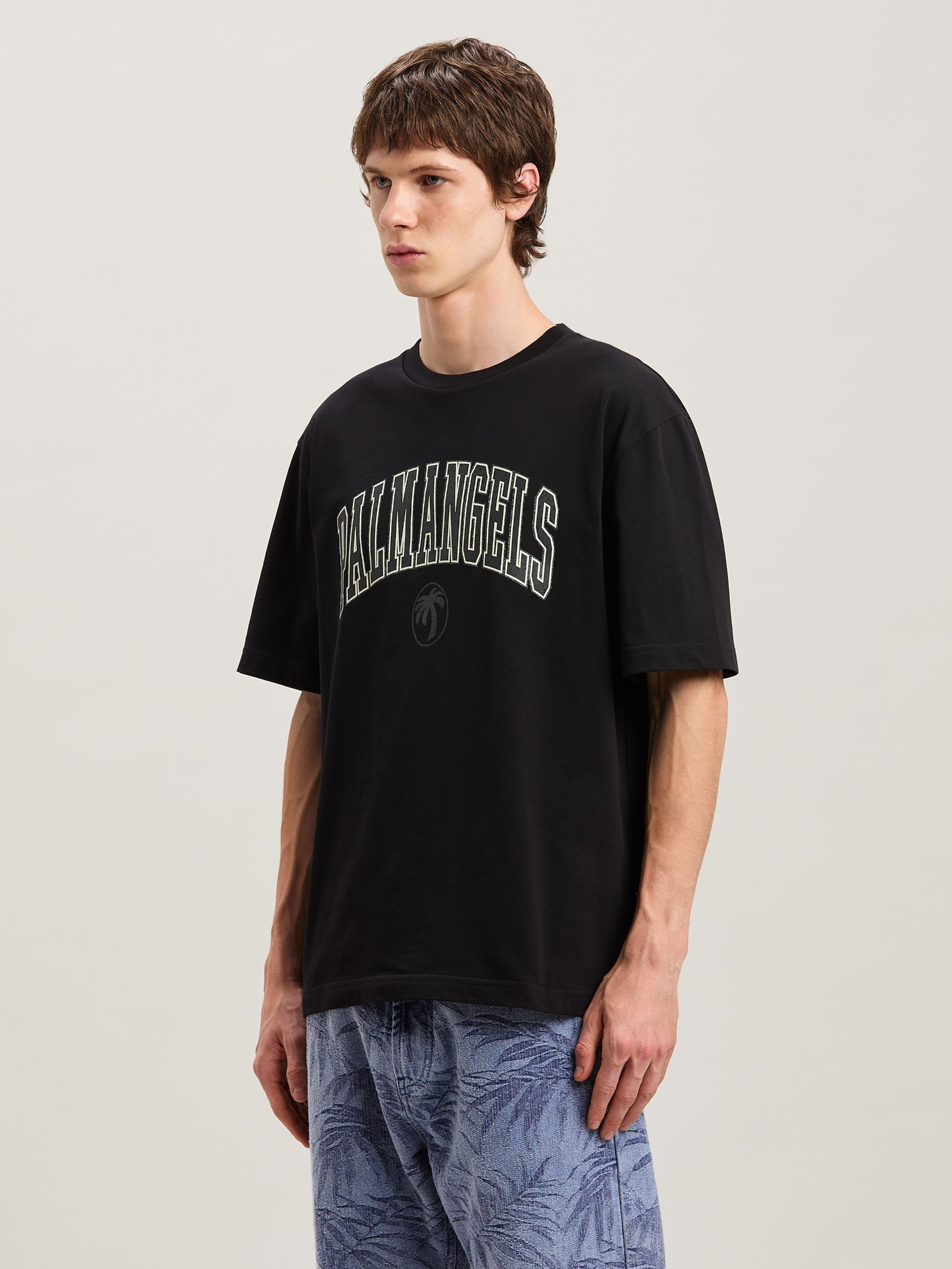 【関税無・国内発】 Palm Angels / College T-Shirt / Tシャツ Palm Angels College Logo T-shirt | REVERSIBLE