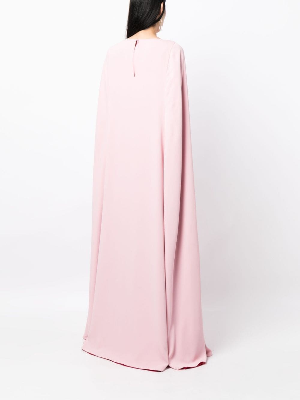 Vittoria embroidered cape gown - 4