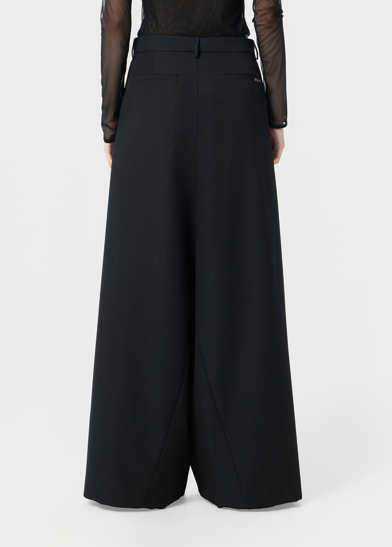 SUPERWIDE-LEG PANTS IN GRAIN DE POUDRE WOOL 3