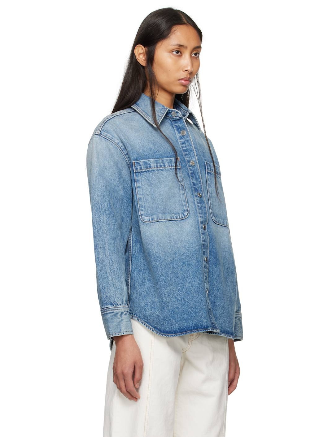 Blue Overland Denim Shirt - 2