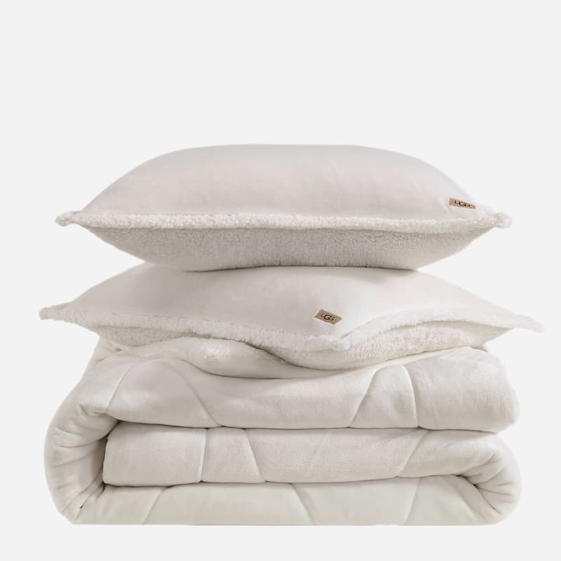 ® Avery Comforter Set King Polyester Bedding in Snow 1